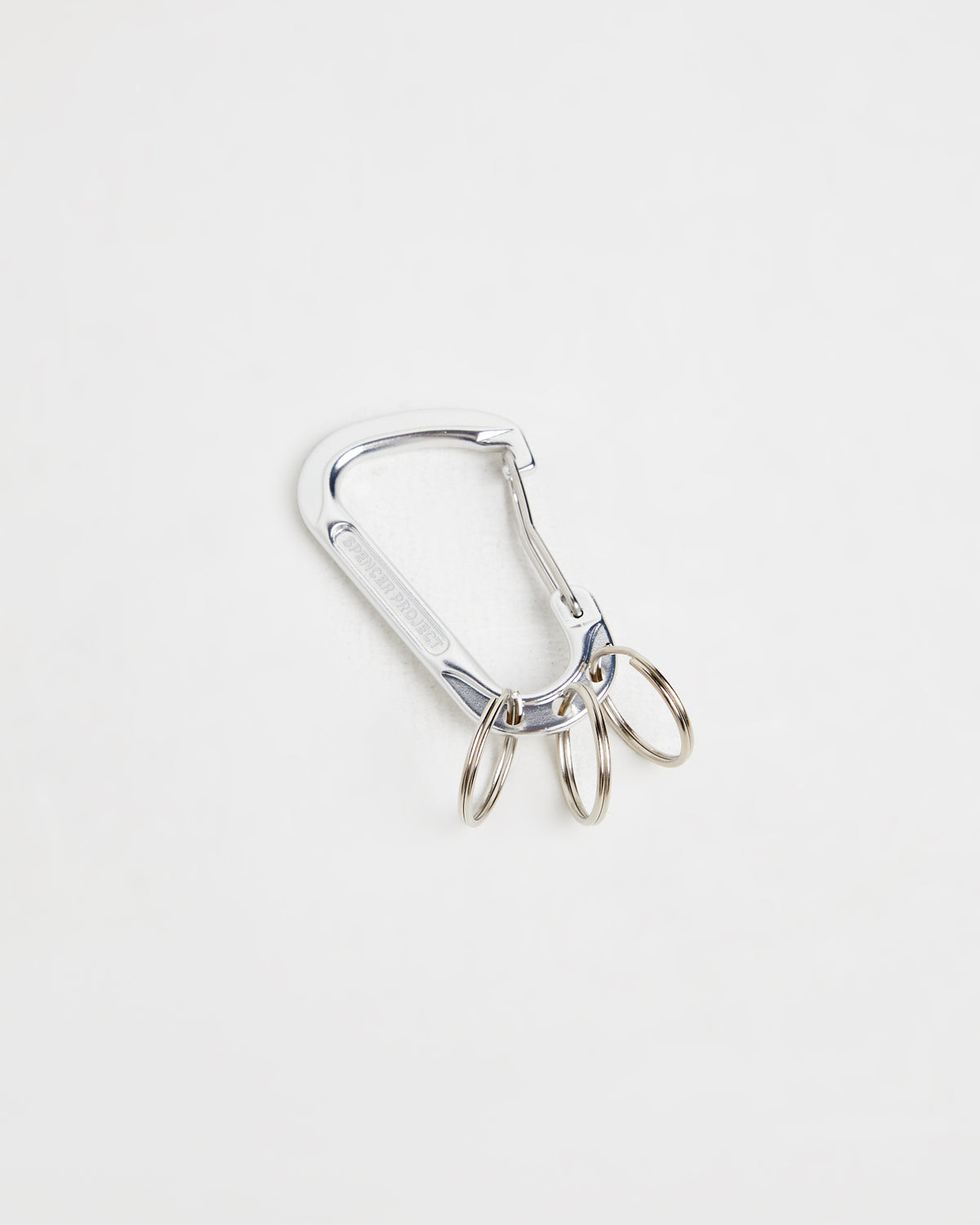 Spencer Carabiner Keyring SILVER