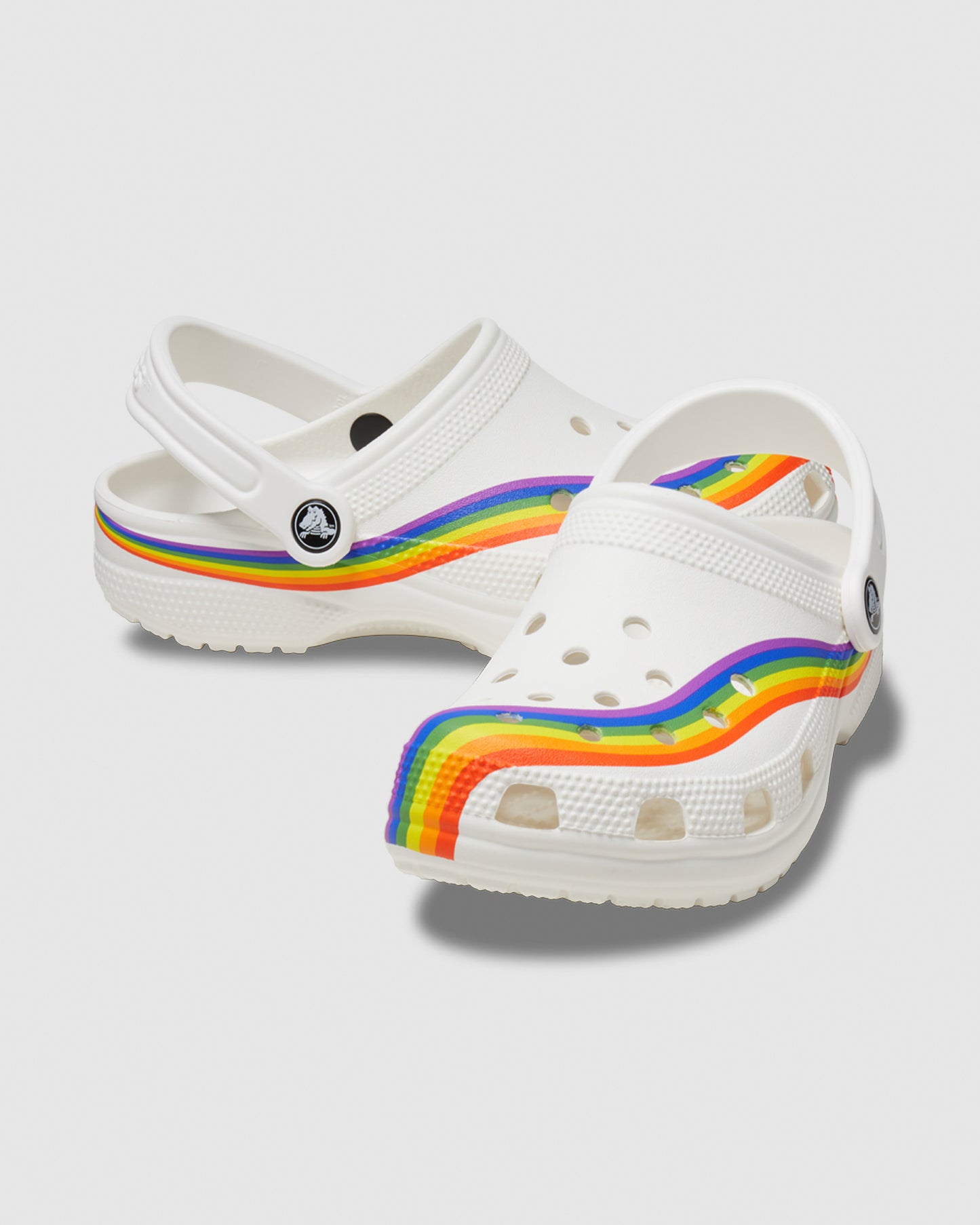 Classic Rainbow Dye Clogs