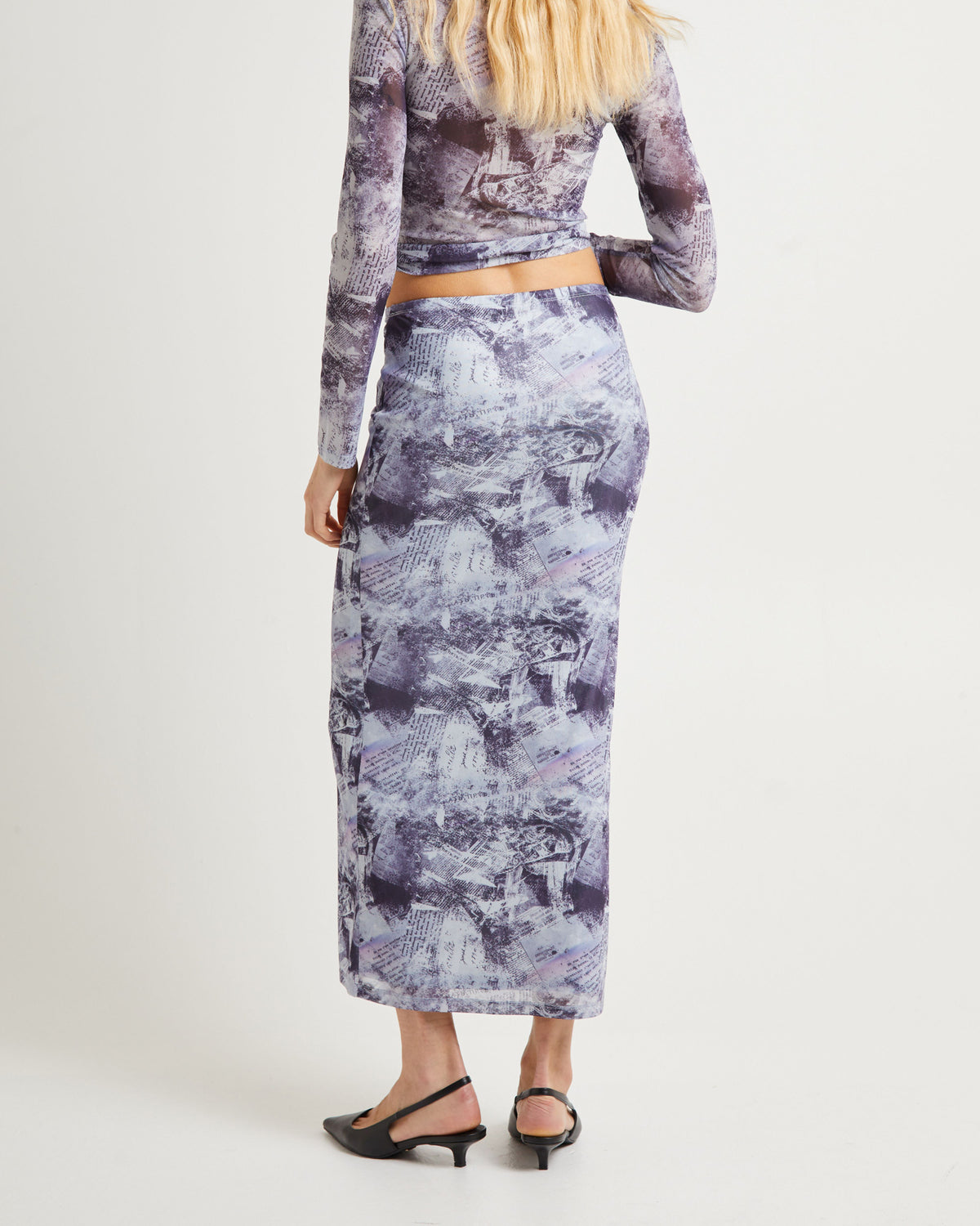 Hazy Mech Midi Skirt ASSORTED