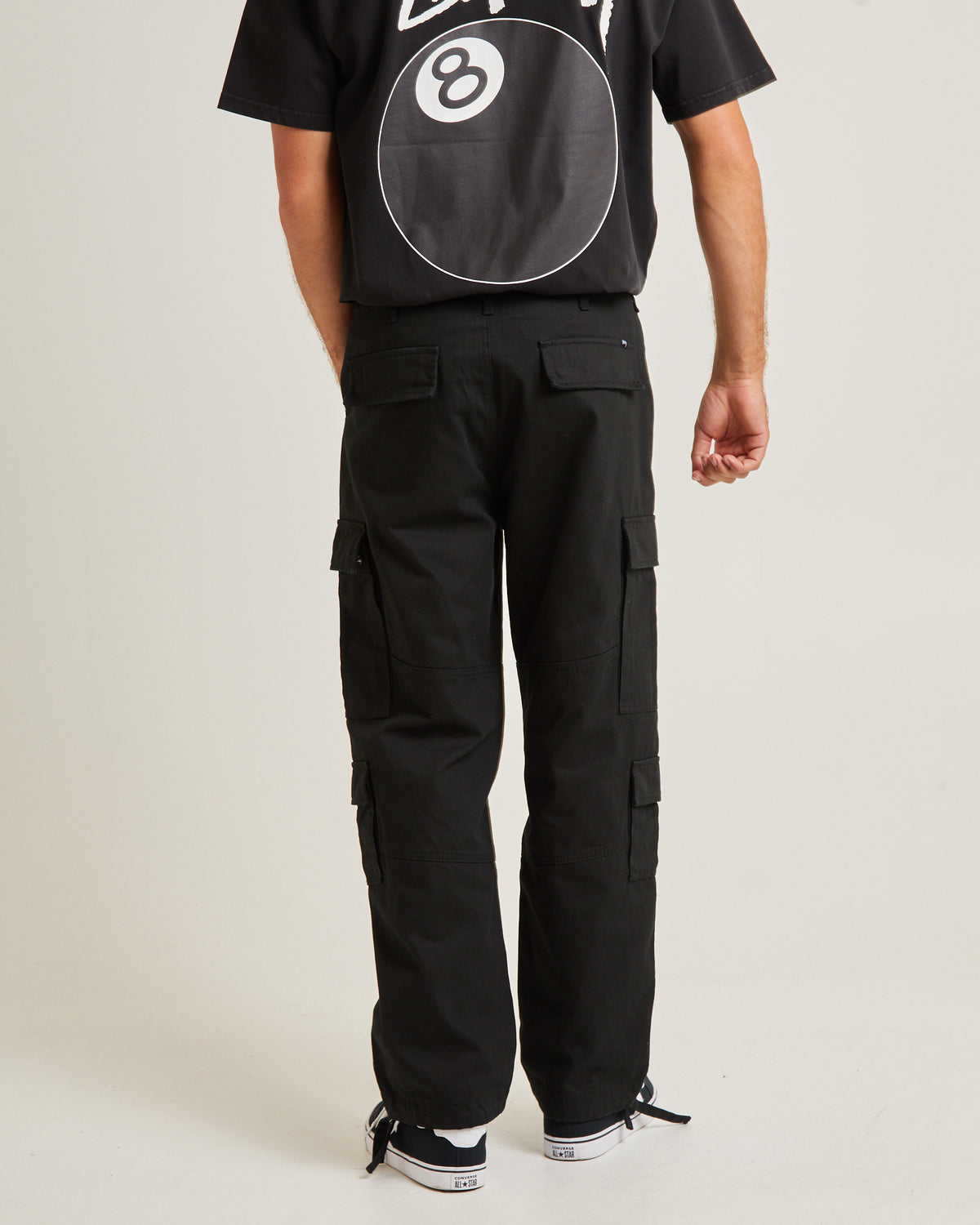 Surplus Cargo Pants Black BLACK
