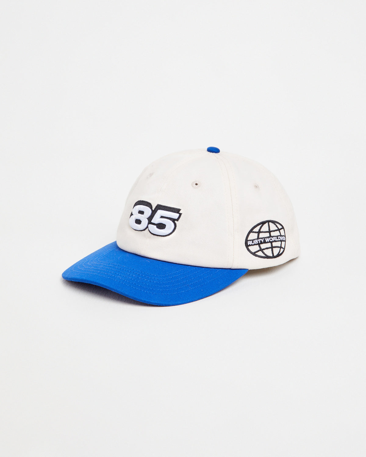 Rusty Eighty- Five Snapback Cap WHITE