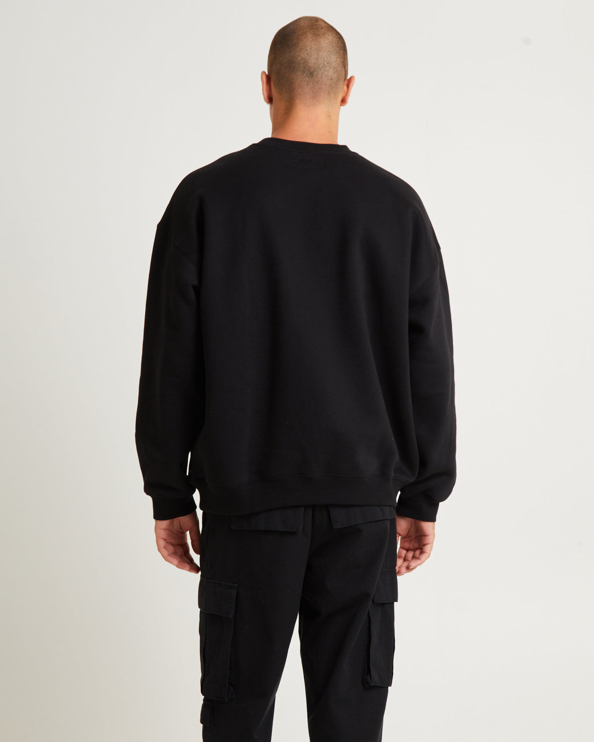 Tech Crew Jumper Black BLACK