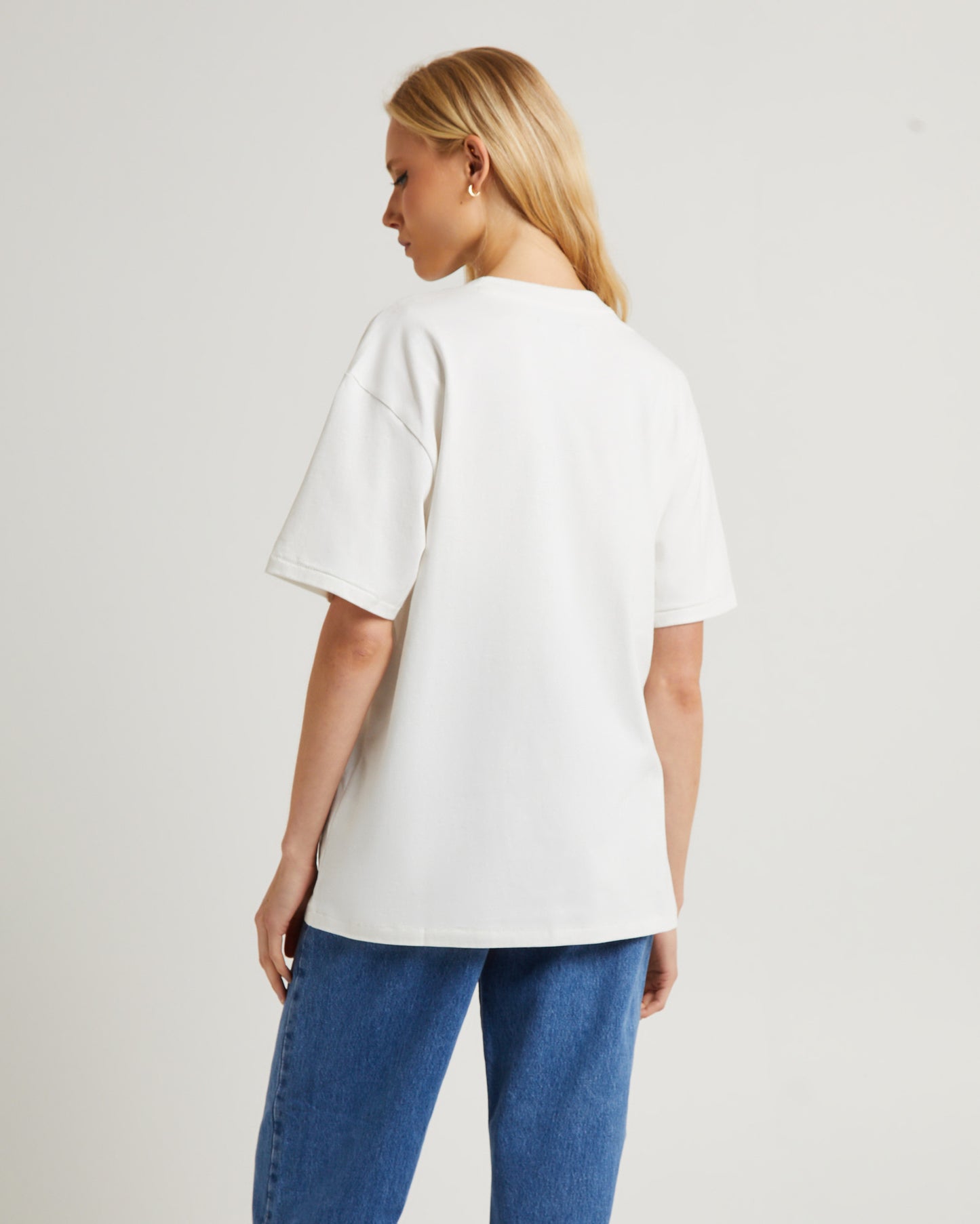 Solar Wings Slouch Tee Vintage White