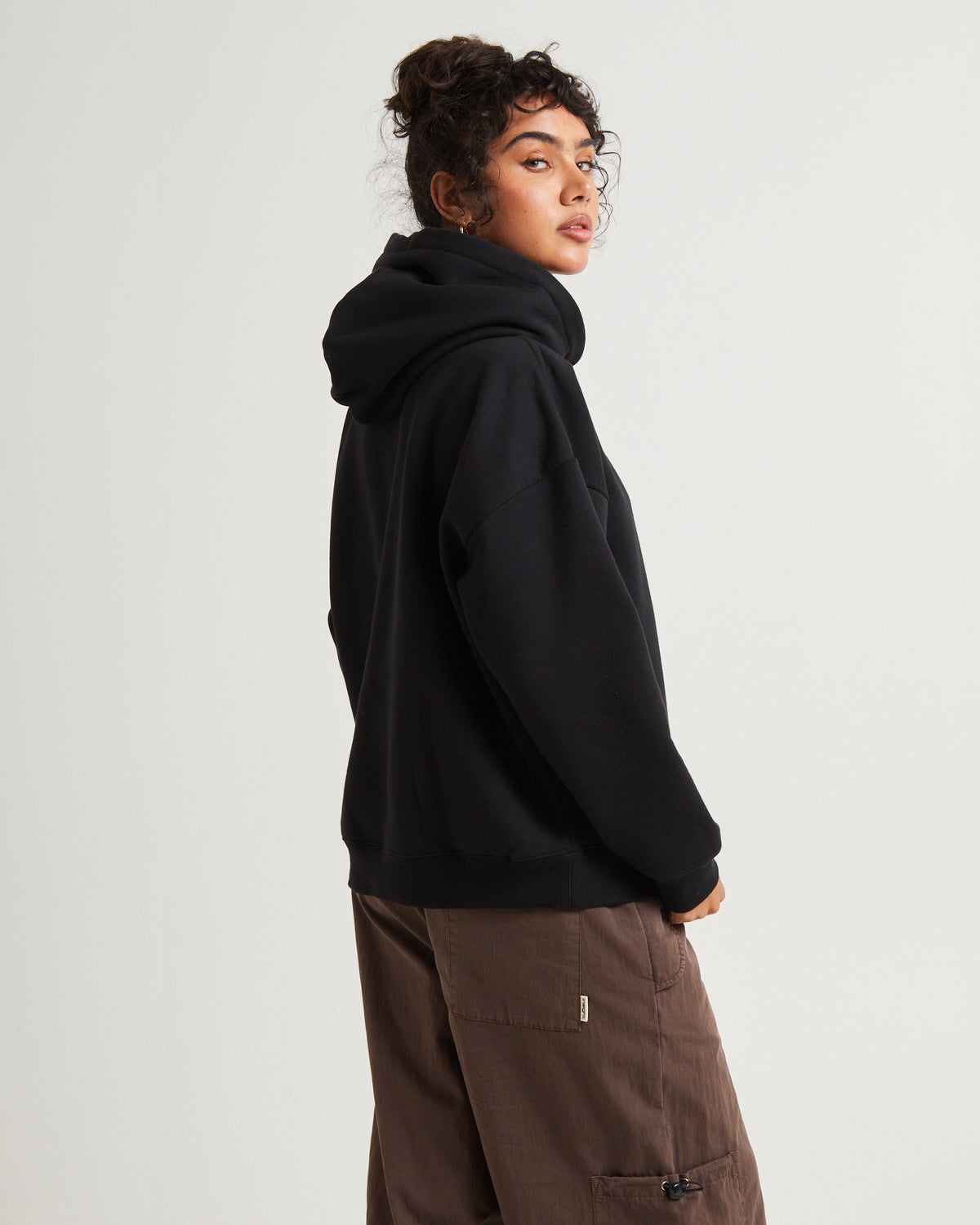 Solar Fleece Hoodie Black BLACK