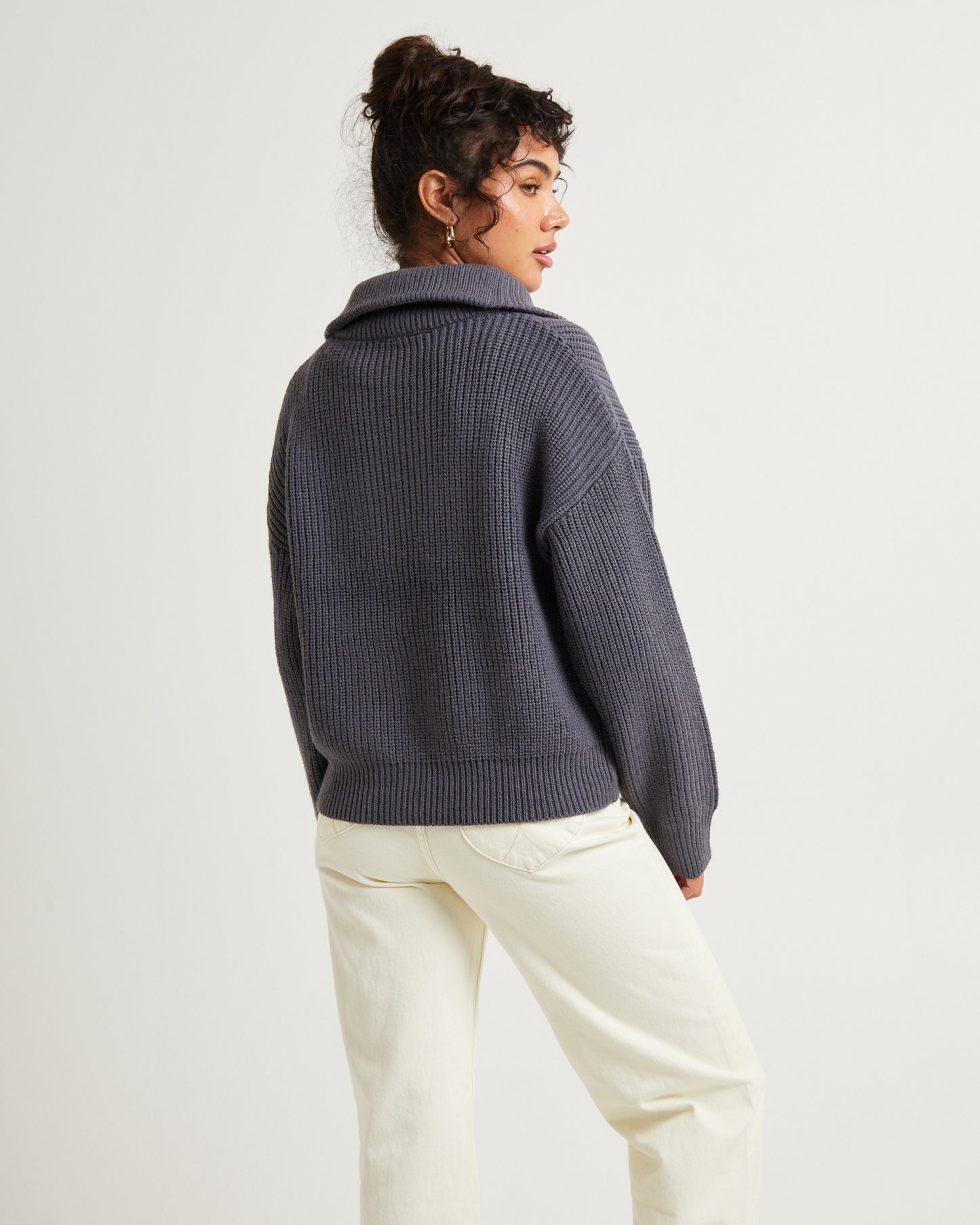 Ezra Half Zip Knit Pull Over