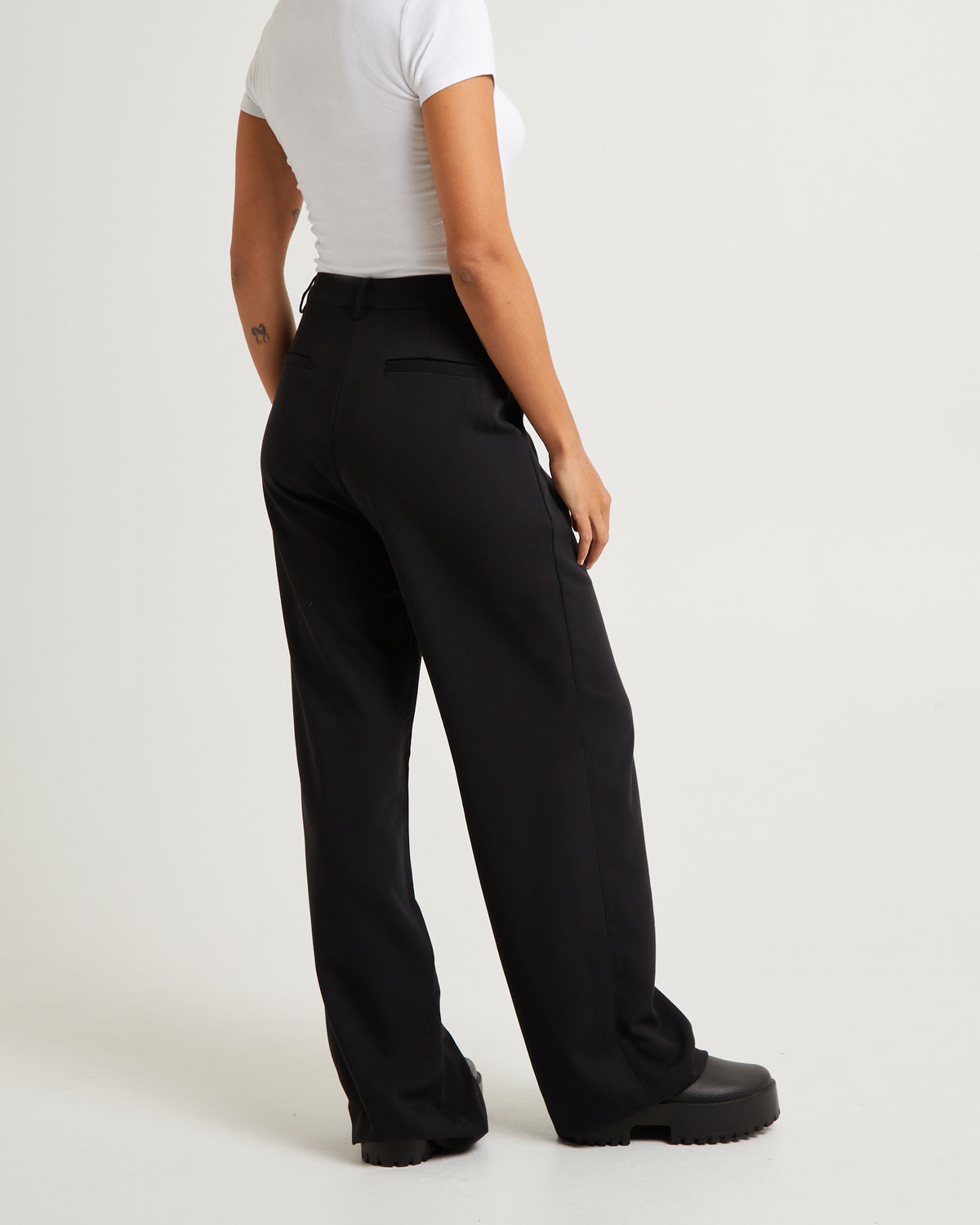 Valerie Straight Leg Suit Pants BLACK