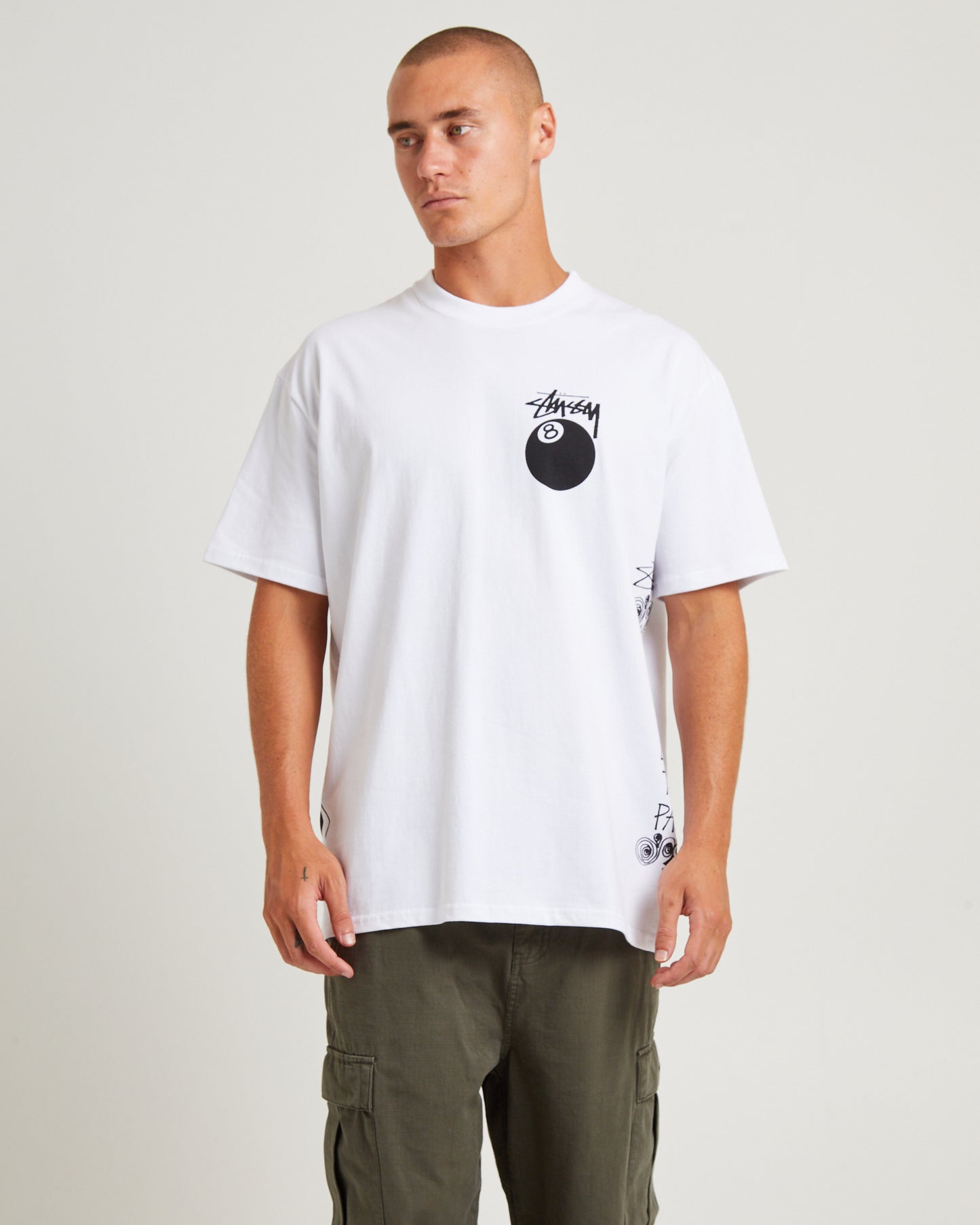 Test Strike Heavyweight Short Sleeve T-Shirt White
