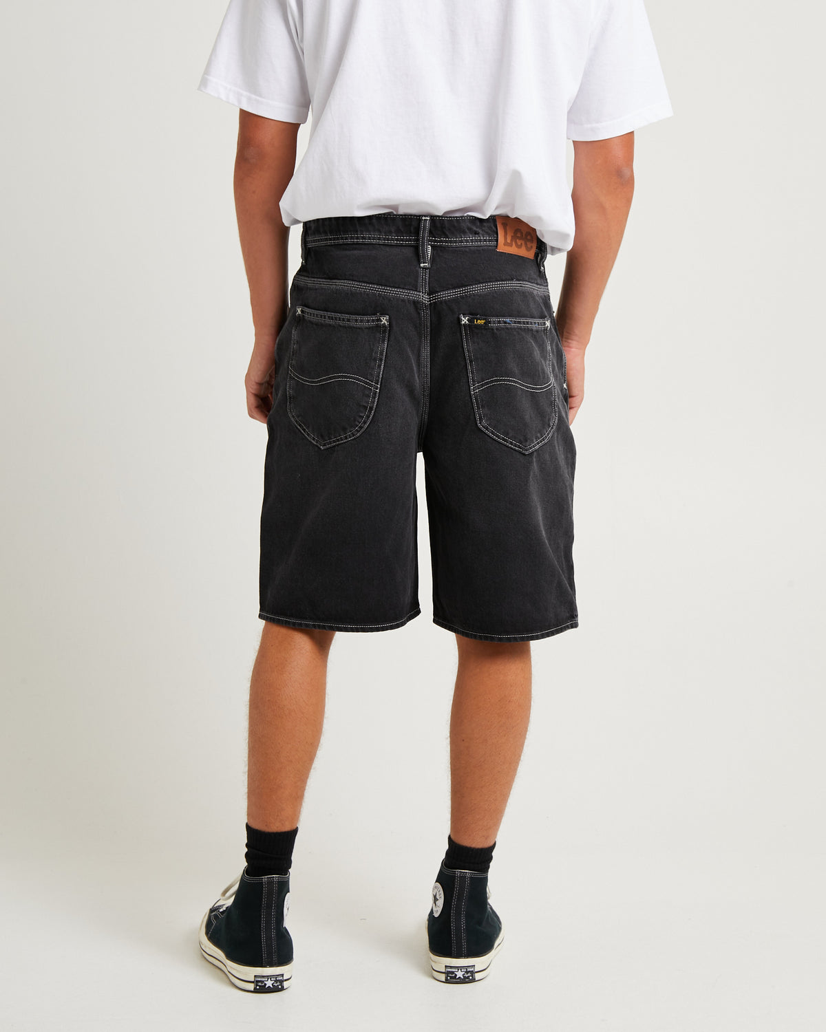 L-Five Biggie Denim Shorts Tune TUNE BLACK
