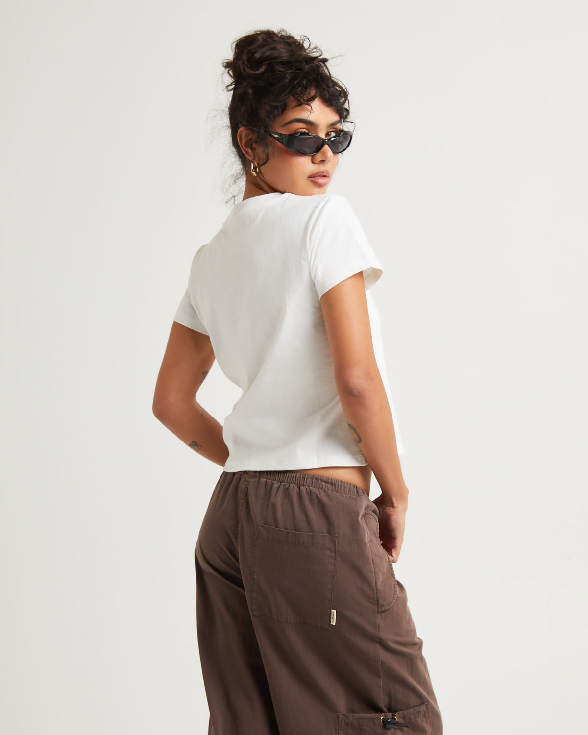 Blur Mini T-Shirt CREAM