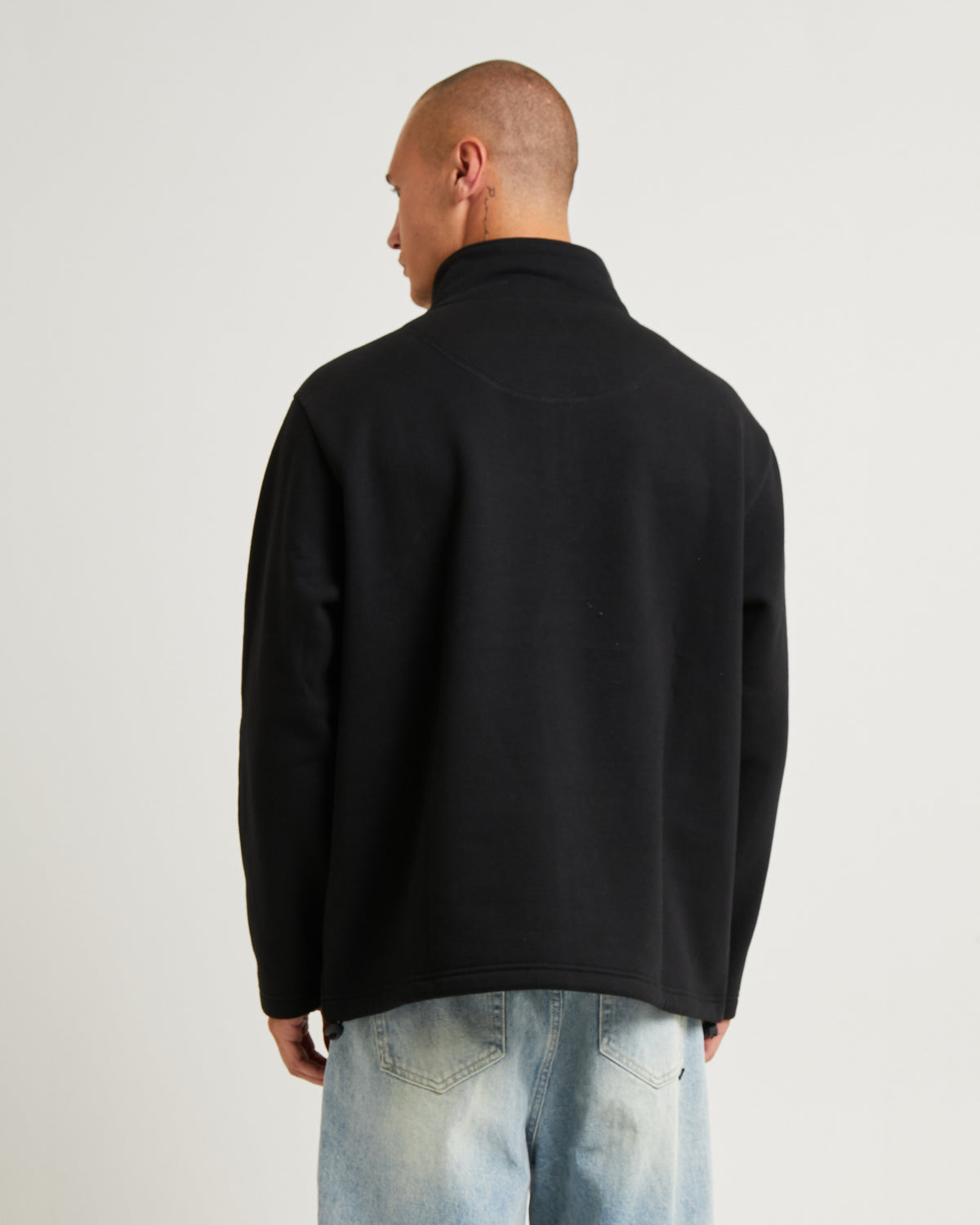 International 1/4 Zip Jumper BLACK