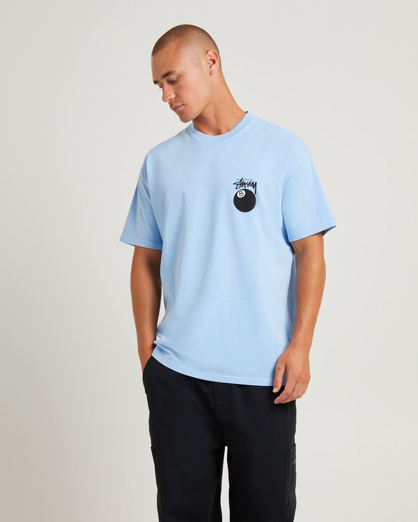 8 Ball LCB Heavyweight T-Shirt Powder Blue