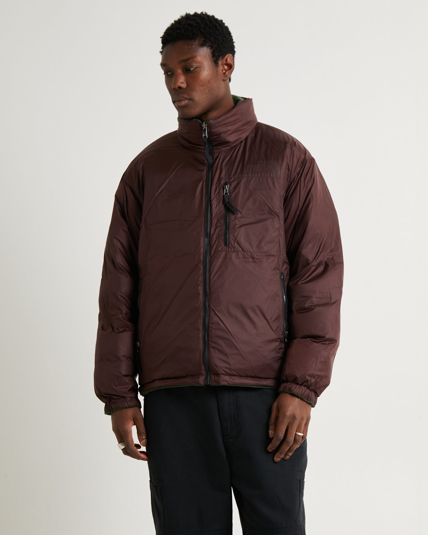 92 Reversible Nuptse Jacket Pine Needle Green