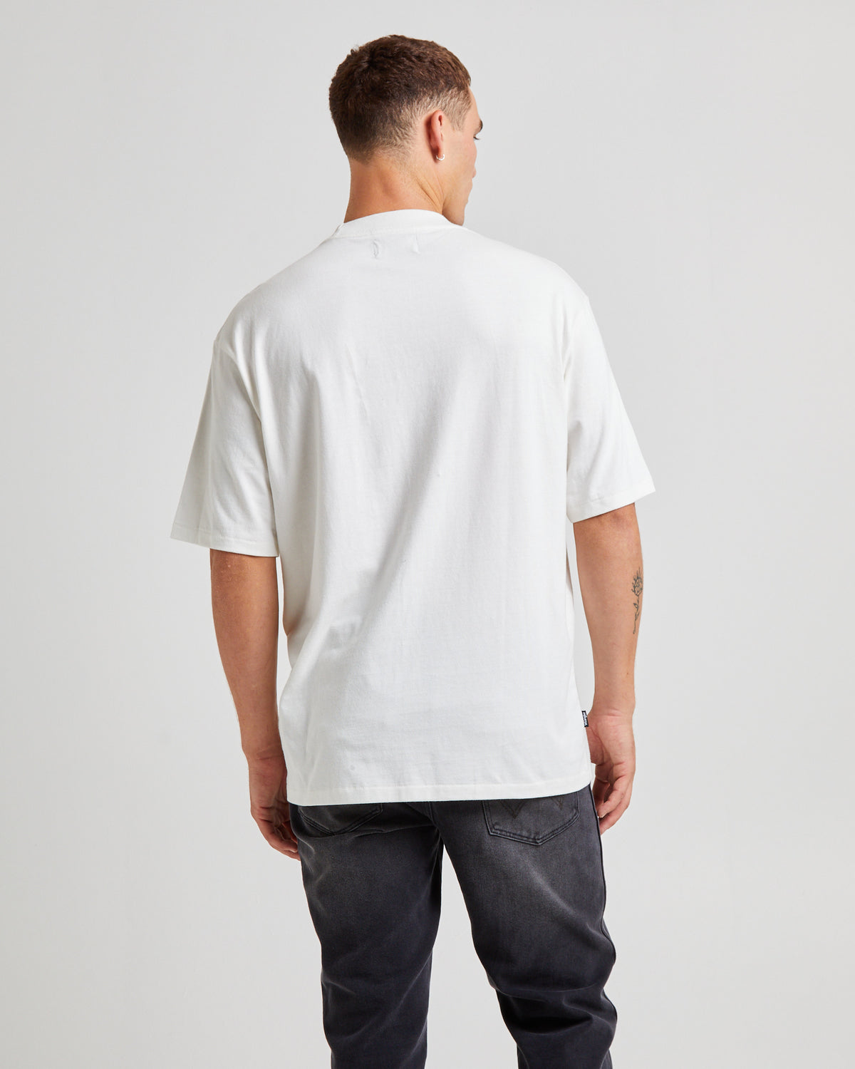 Snake Slacker Short Sleeve T-Shirt Vintage White WHITE