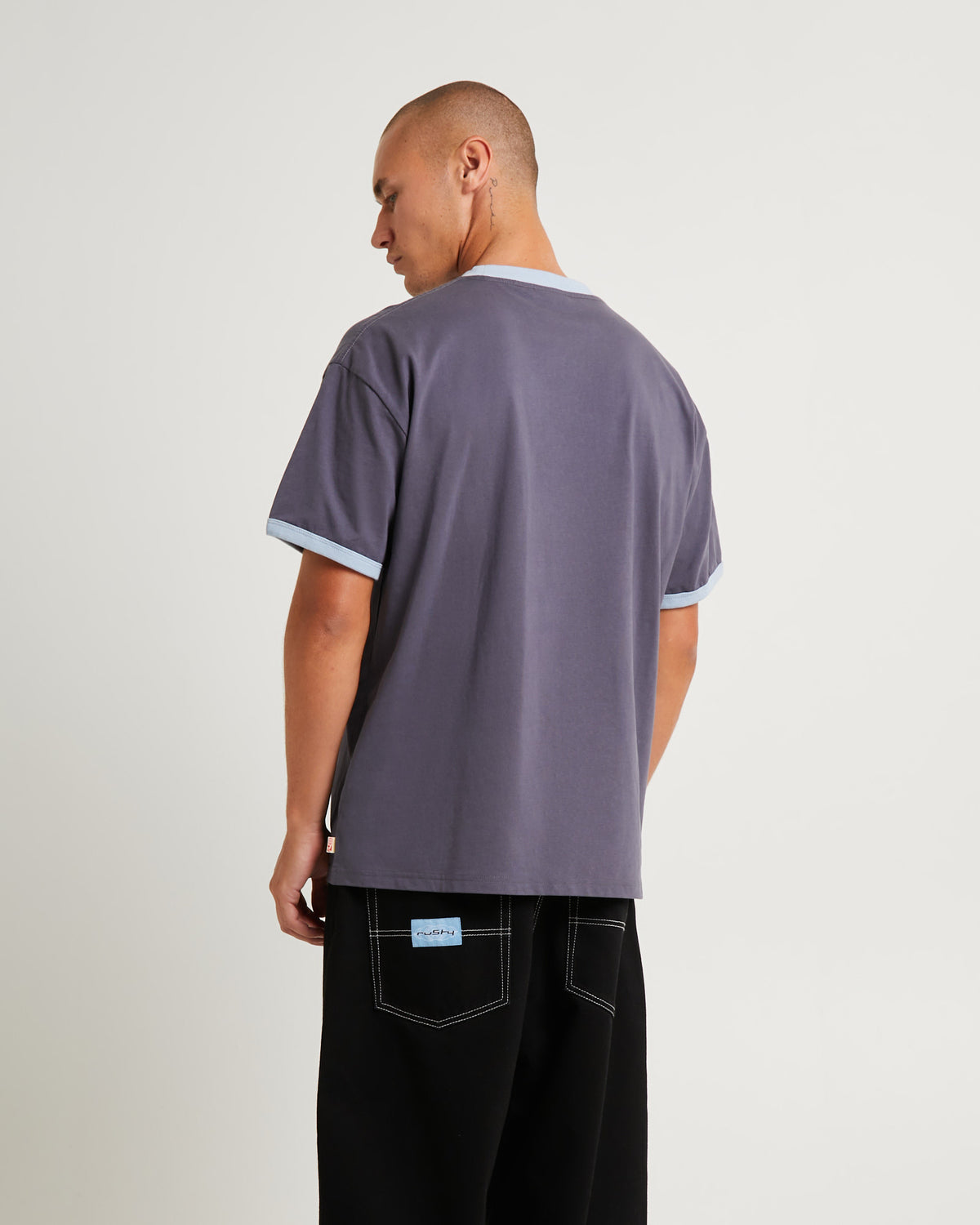 Cypher Short Sleeve Ringer T-Shirt Coal COAL