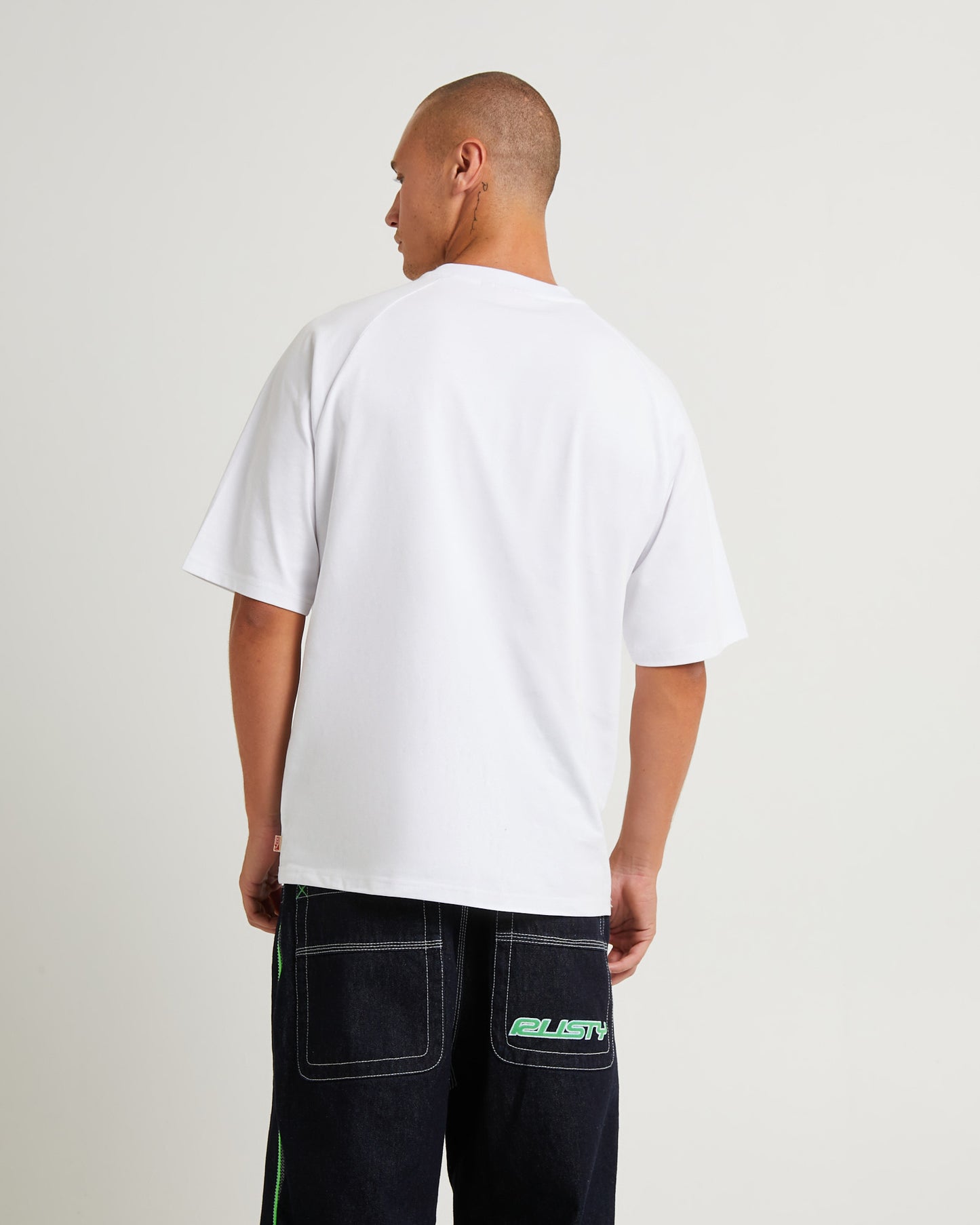 Morpheus Short Sleeve Raglan T-Shirt White