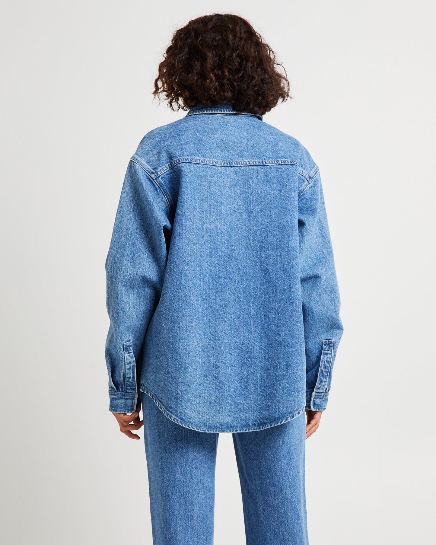 Signature Relaxed Denim Shirt Indigo Rust