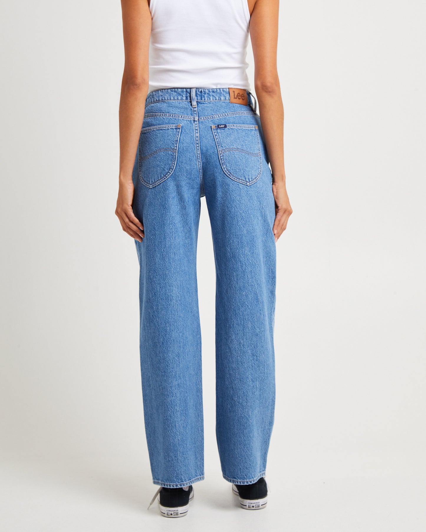 Signature Mid Baggy Denim Jeans Next