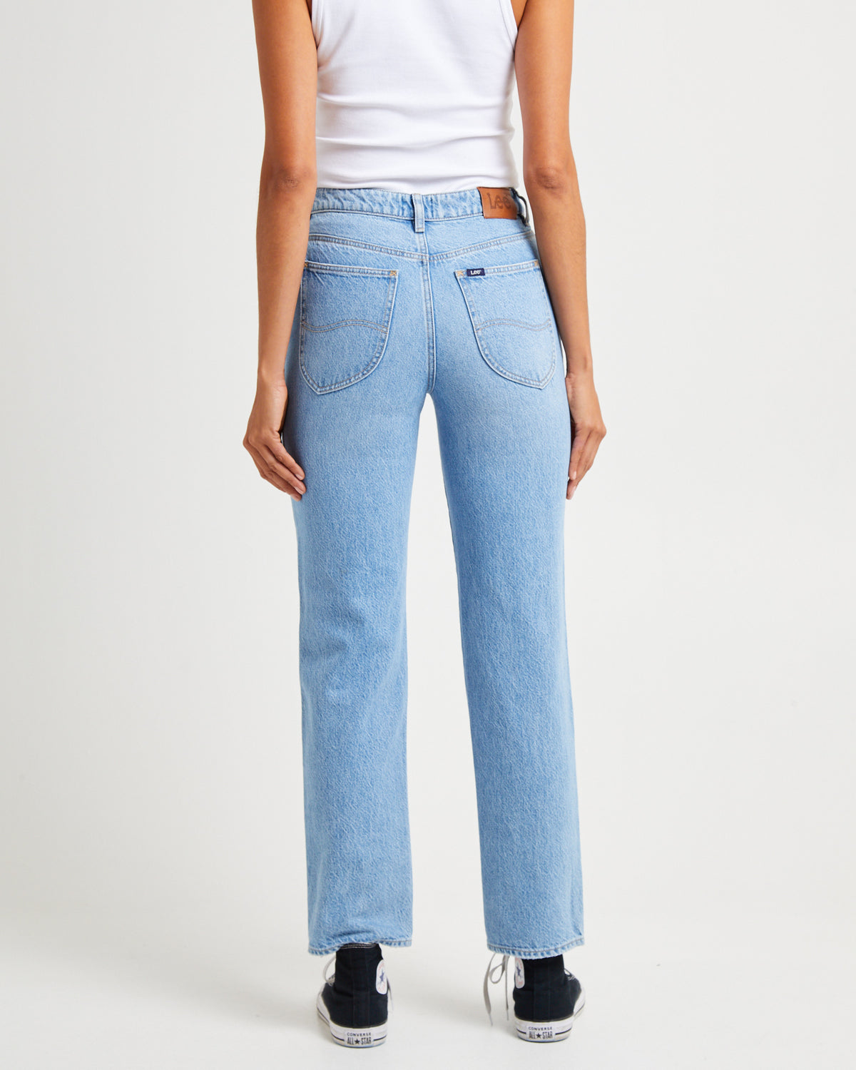 Mid Slim Straight Denim Jeans Lafayette Blue LAFAYETTE BLUE