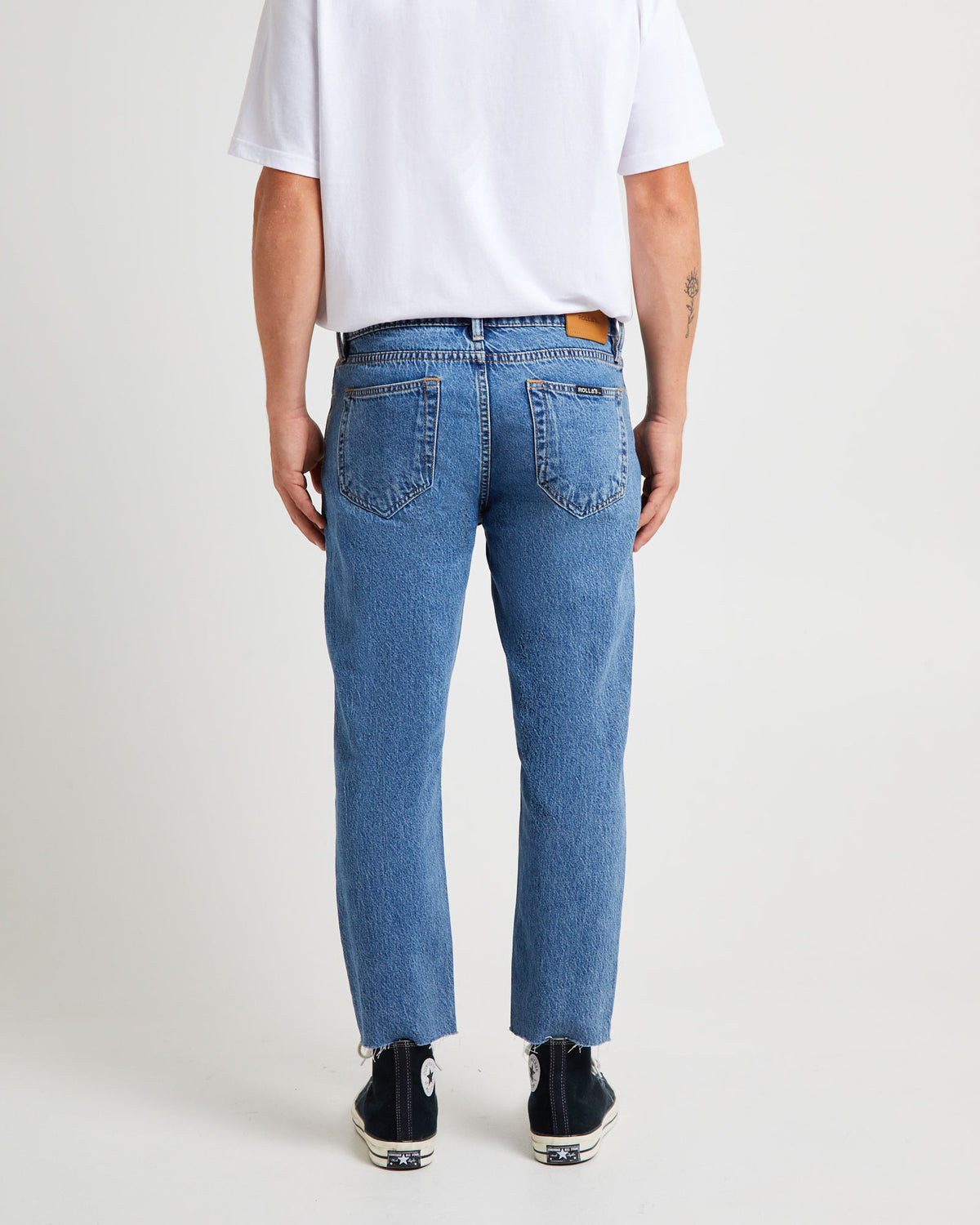Relaxo Chop Denim Jeans Pacific MID BLUE