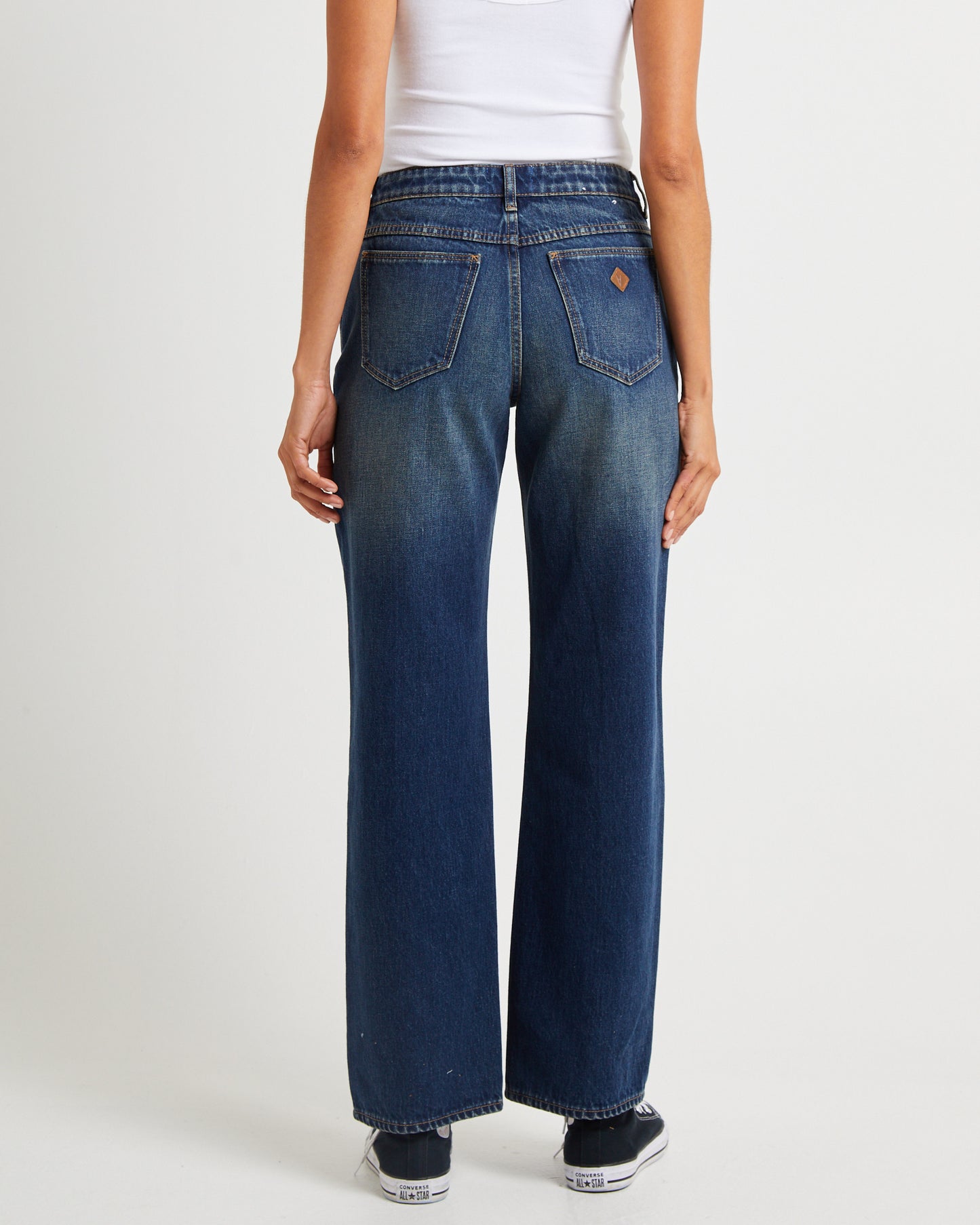 99 Low Rise Straight Denim Jeans Bella