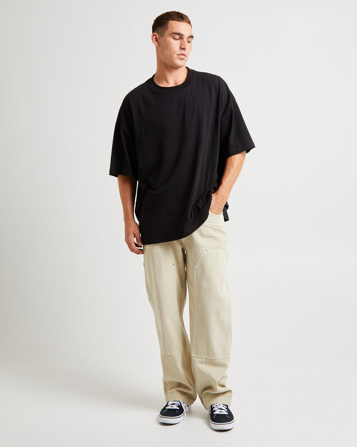 Double Knee Carpenter Pants Used Natural USED NATURAL
