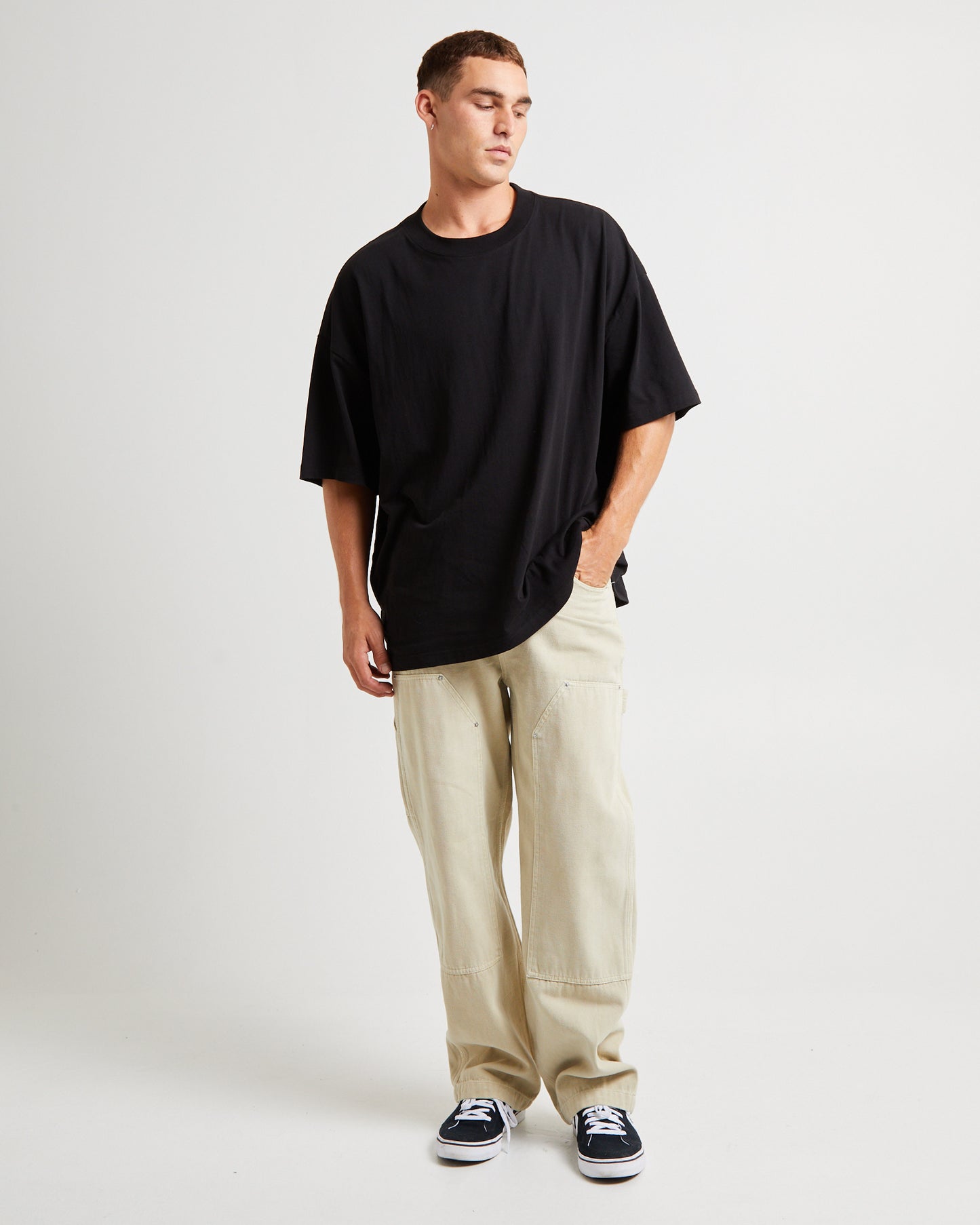 Double Knee Carpenter Pants Used Natural