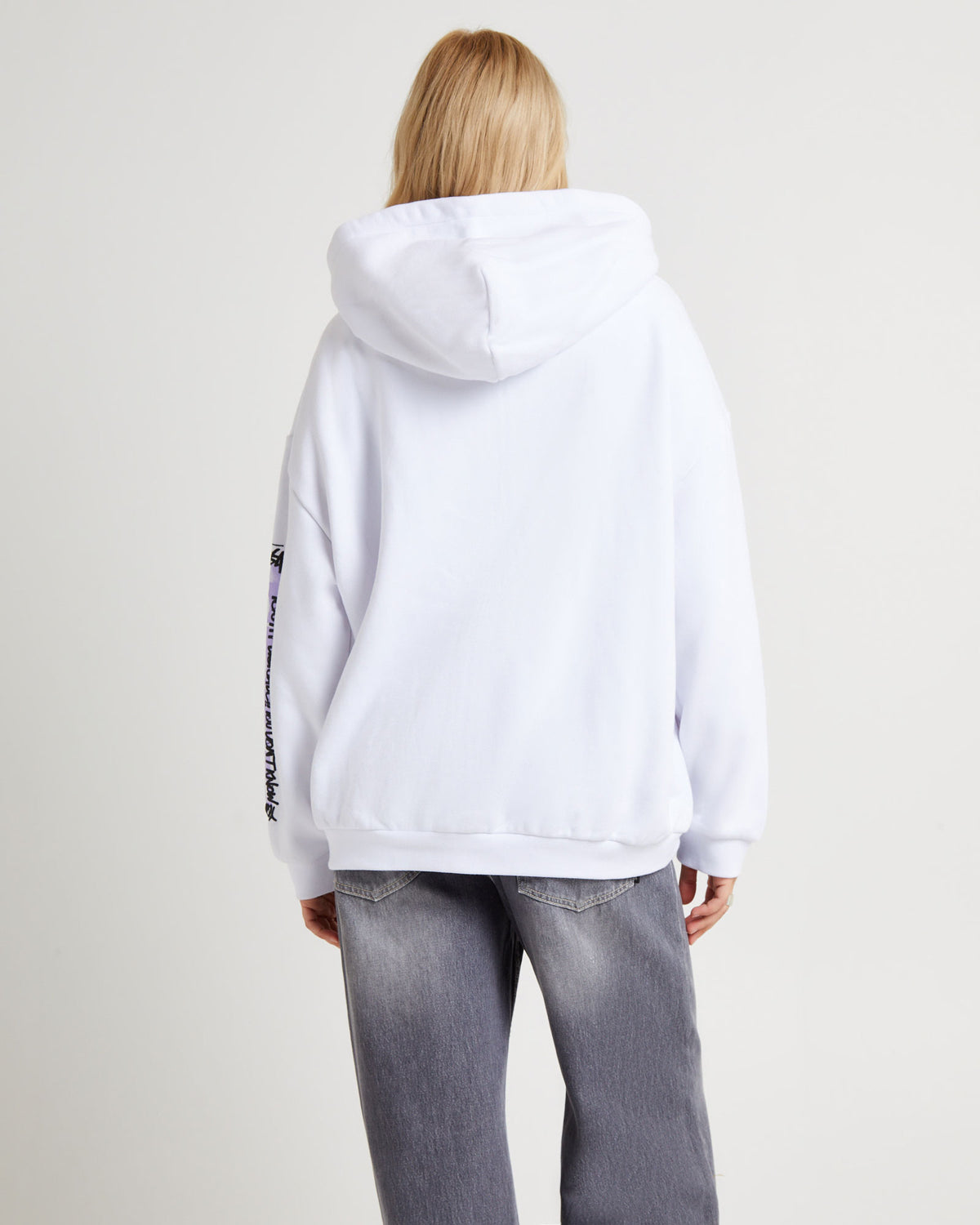 Youth Brigade Zip Thru Hoodie WHITE