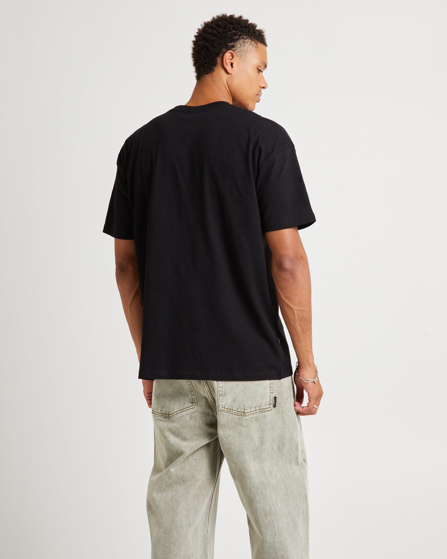 Brat Short Sleeve T-Shirt Washed Black