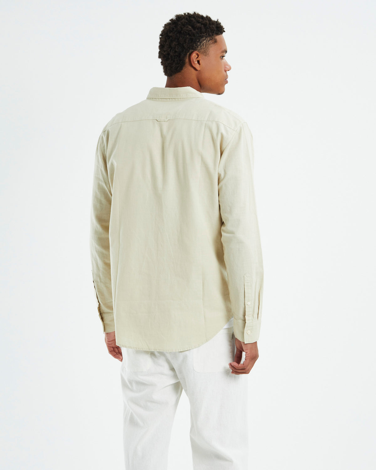 Grover Long Sleeve Len Shirt OFF WHIT