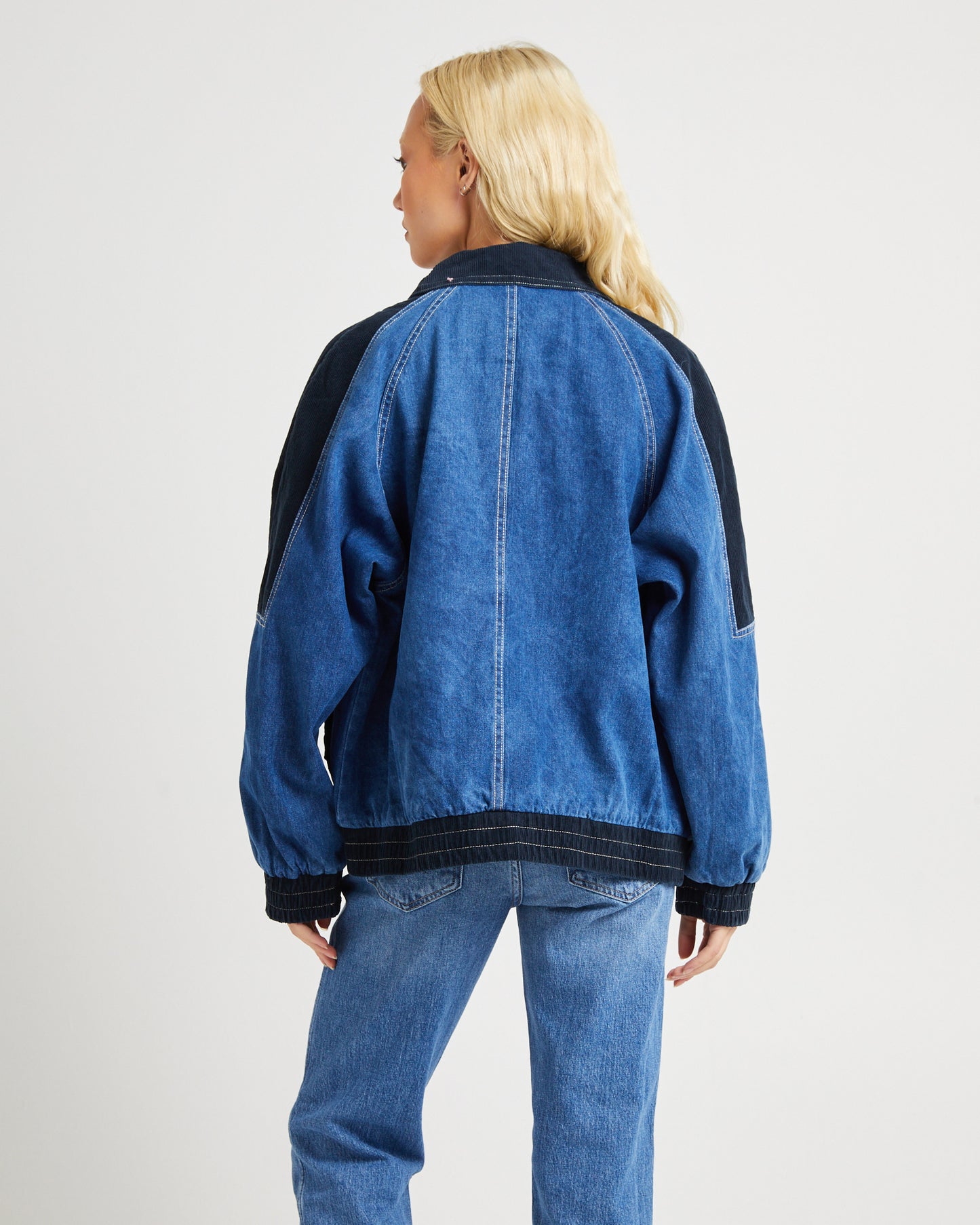 Westwood Denim Bomber Jacket Liberty Blue