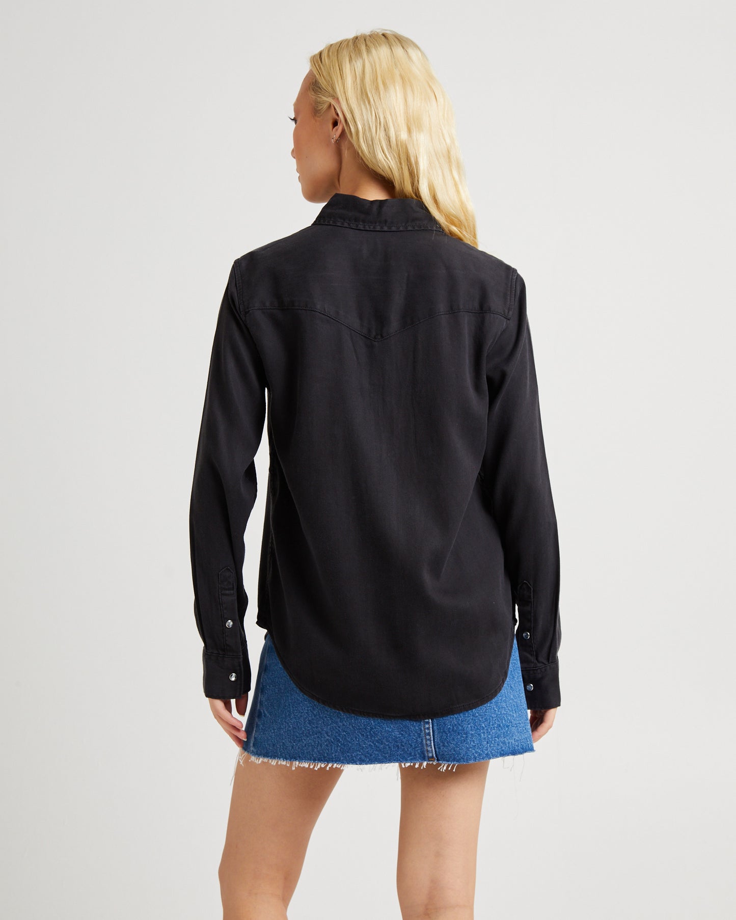 Iconic Western Long Sleeve Denim Shirt