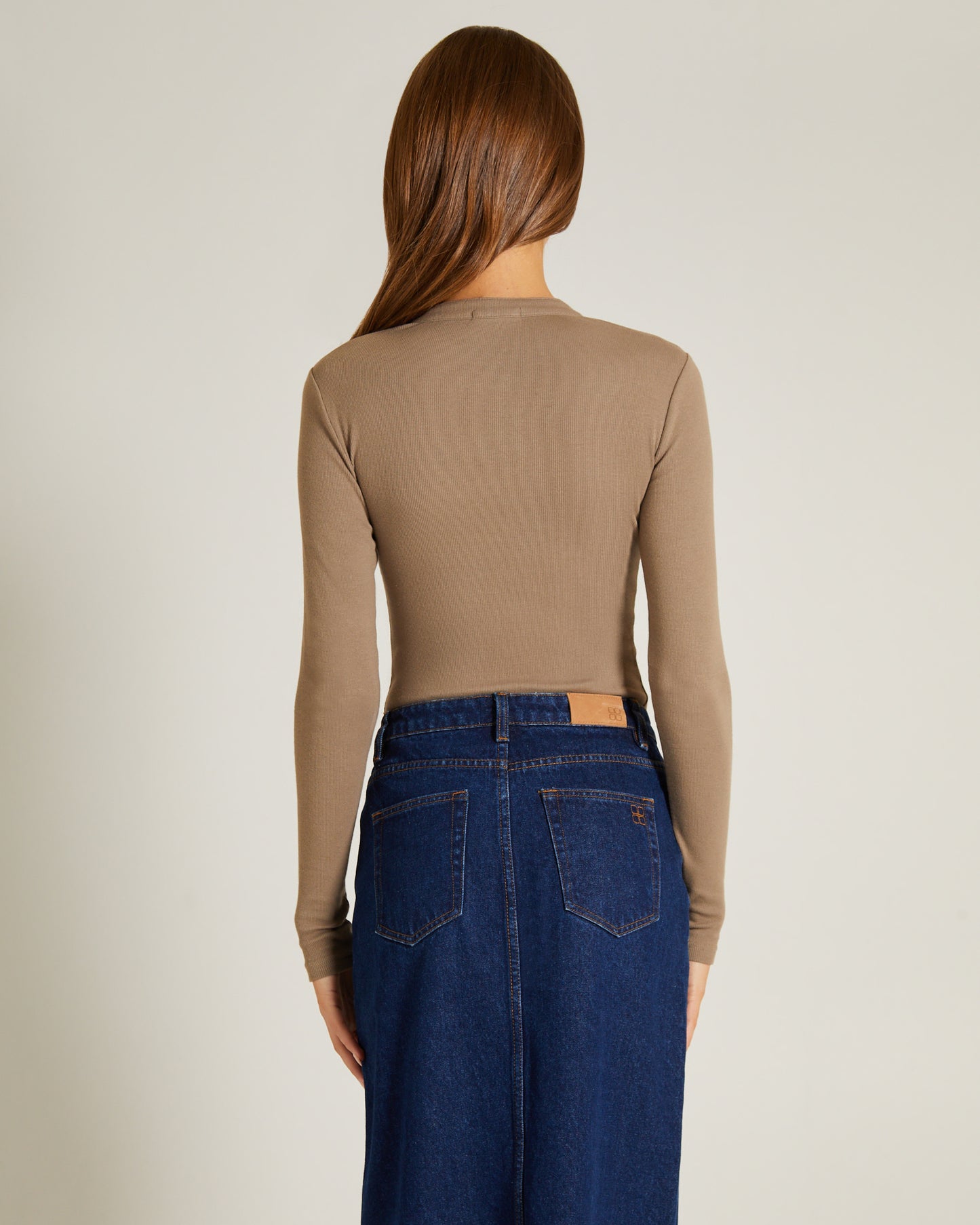 Button Front Long Sleeve Bodysuit