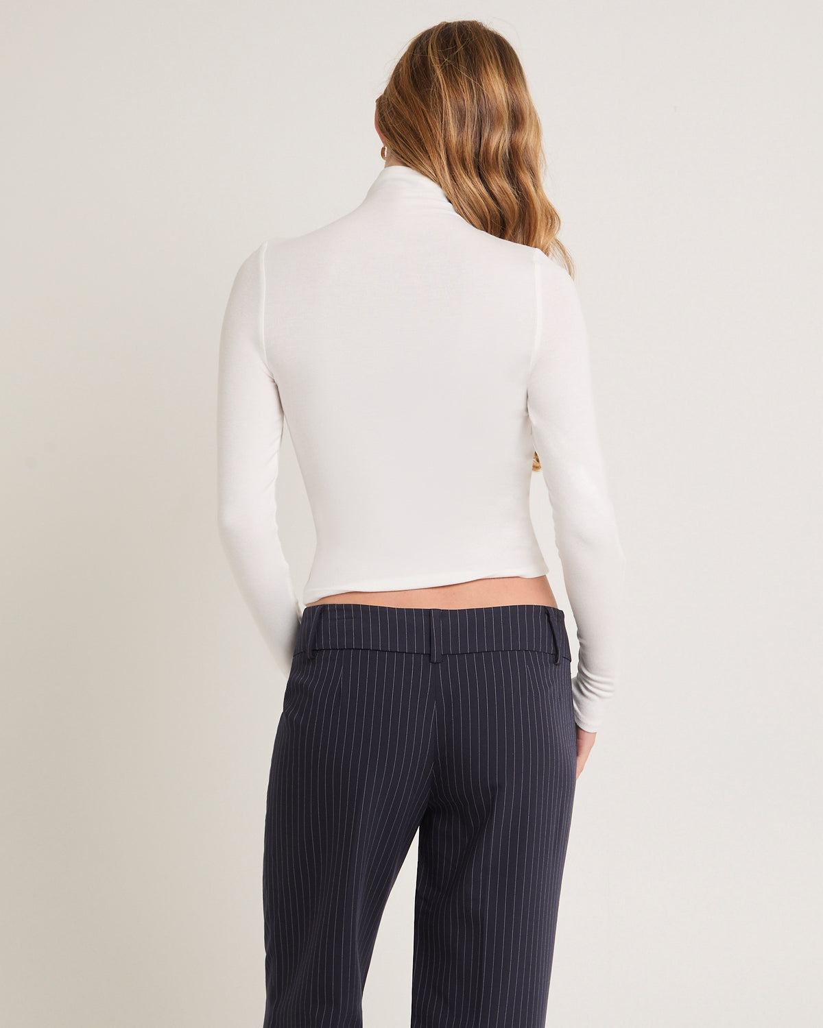 Slinky Long Sleeve Skivvy WHITE
