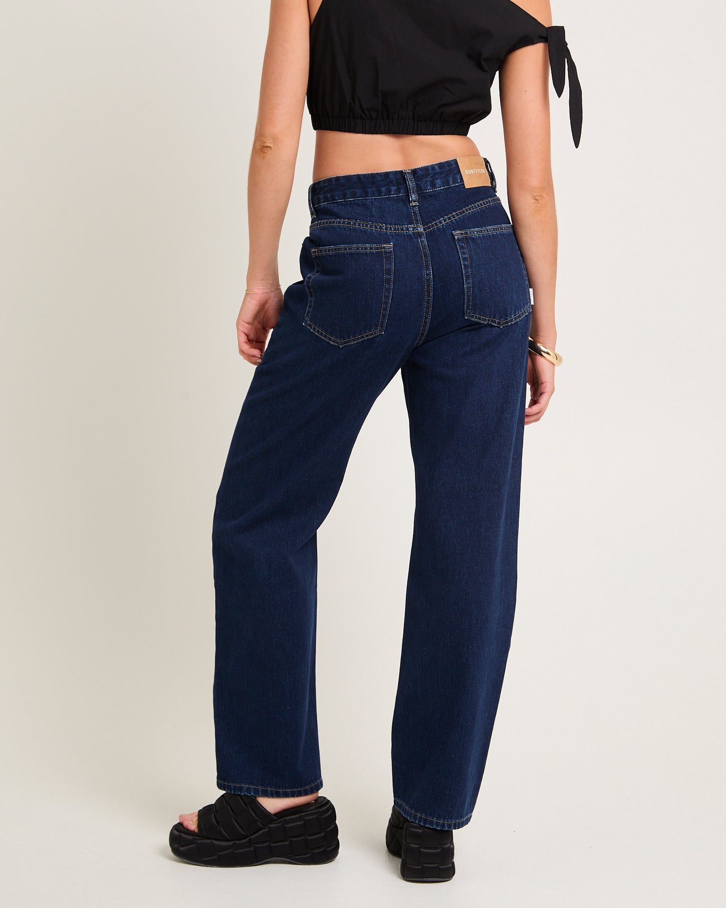 Alexa Mid Rise Relaxed Denim Jeans