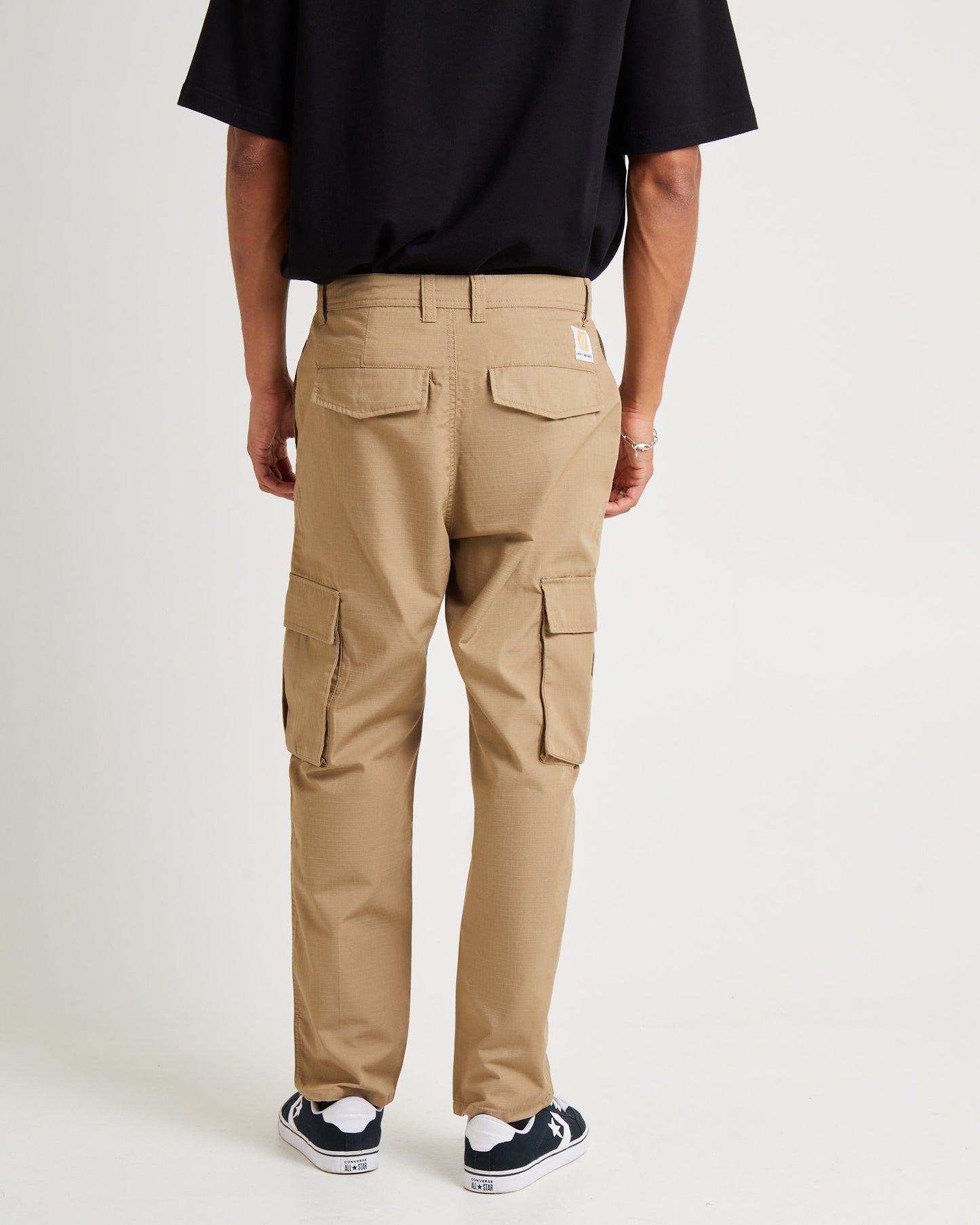 Green Onions Cargo Pants Tan Ripstop
