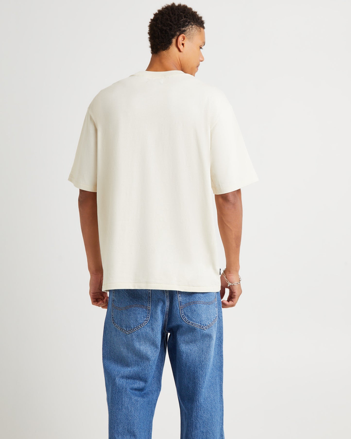 Snake Charm Slacker T-Shirt Ecru