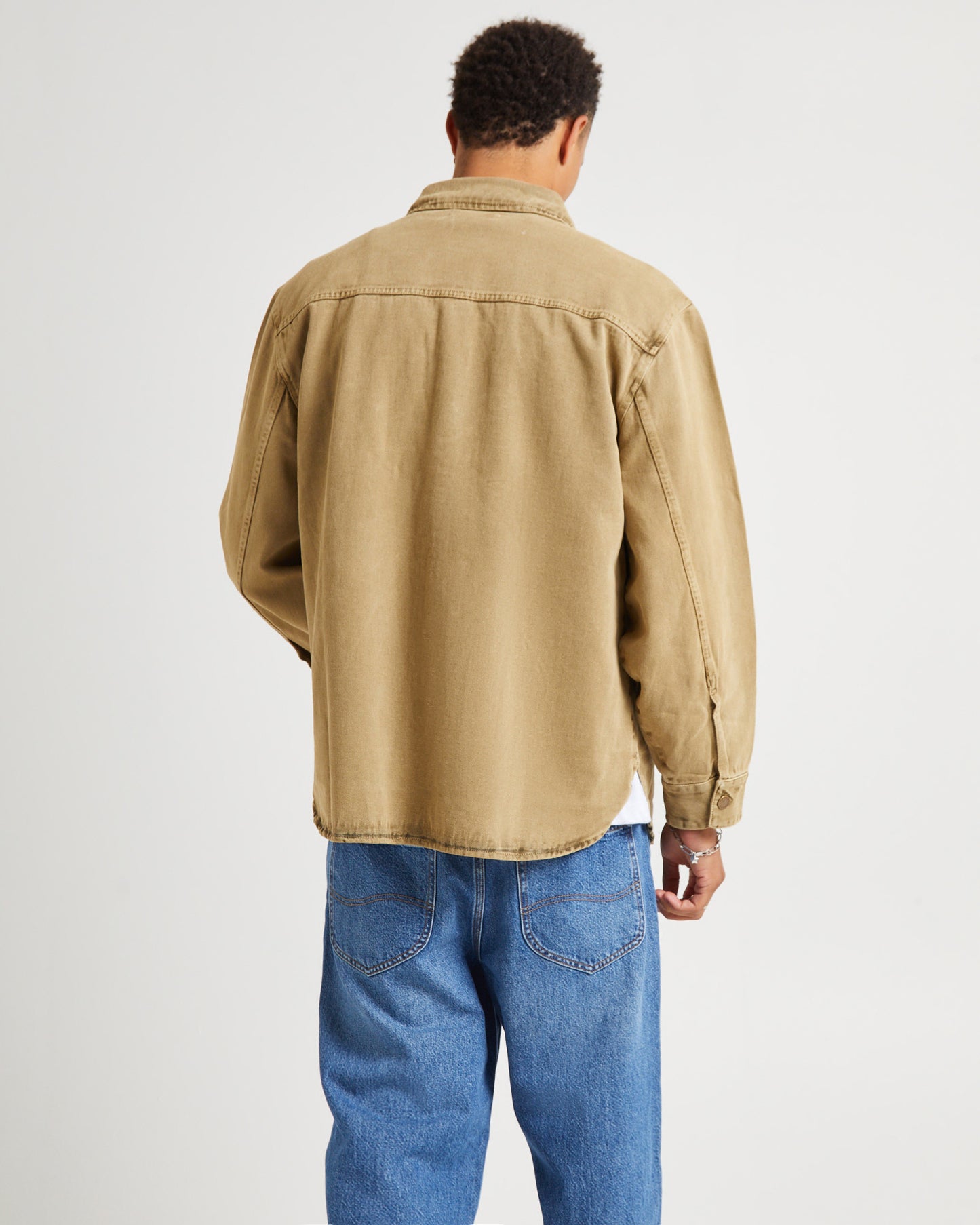 Trade Drill Shacket Sand