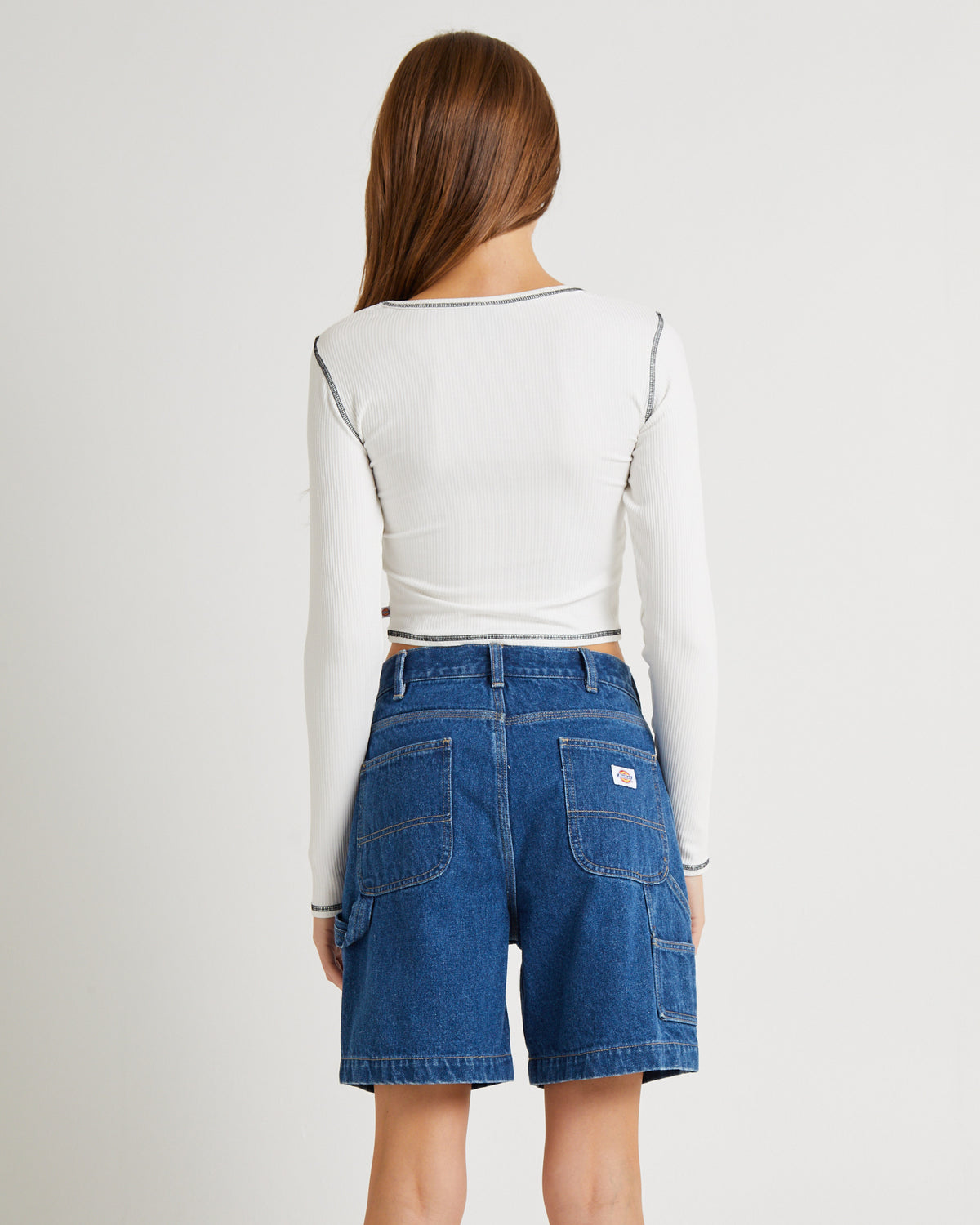 Tilden Long Sleeve Tee White WHITE