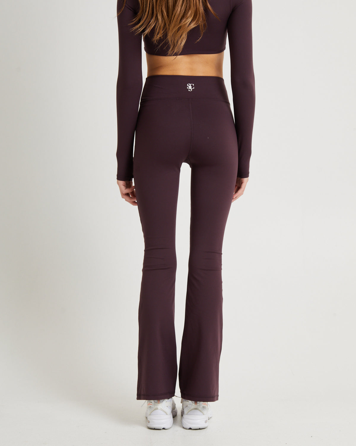 Slightly Flared Tights BROWN