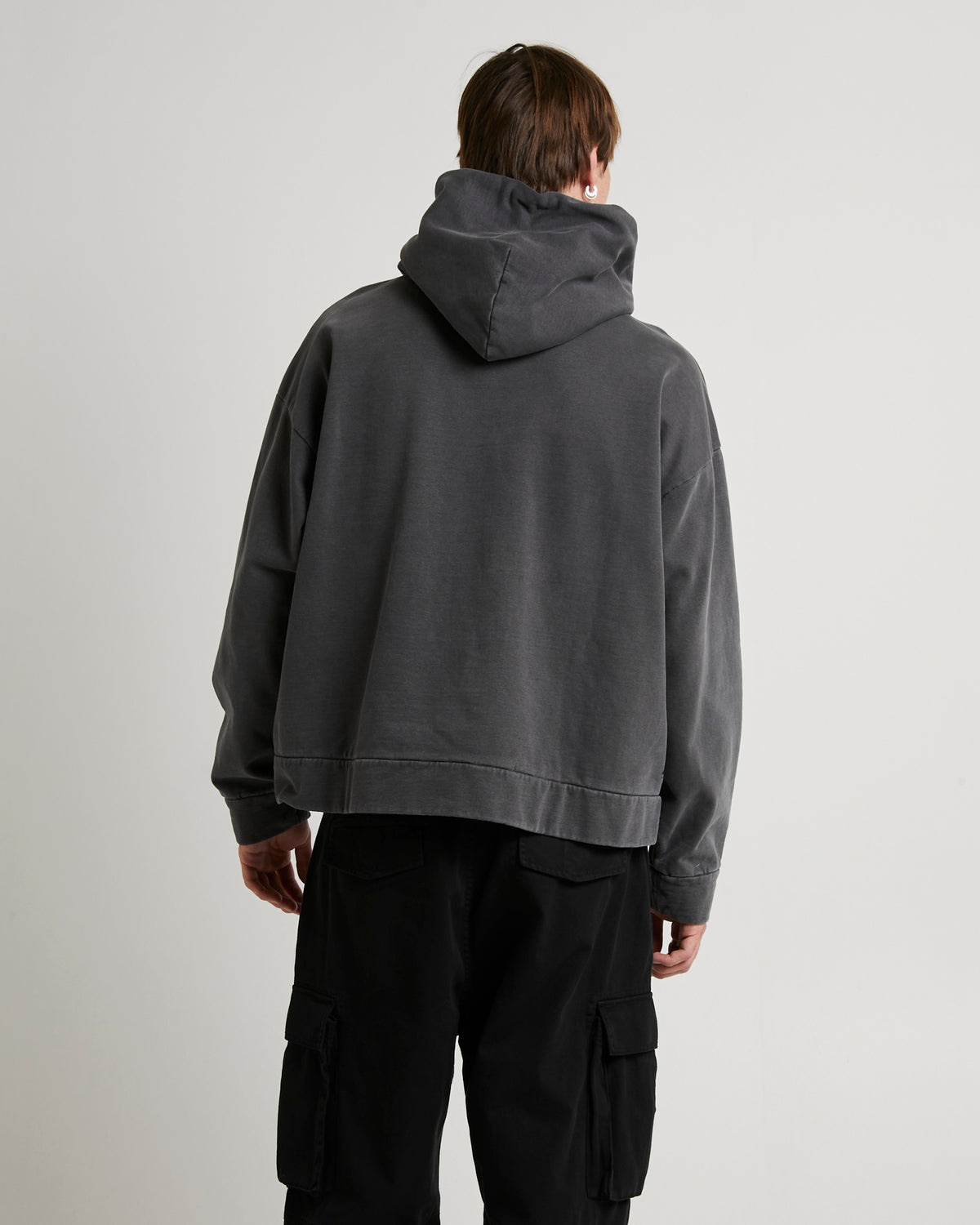 Slouch Hoodie BLACK
