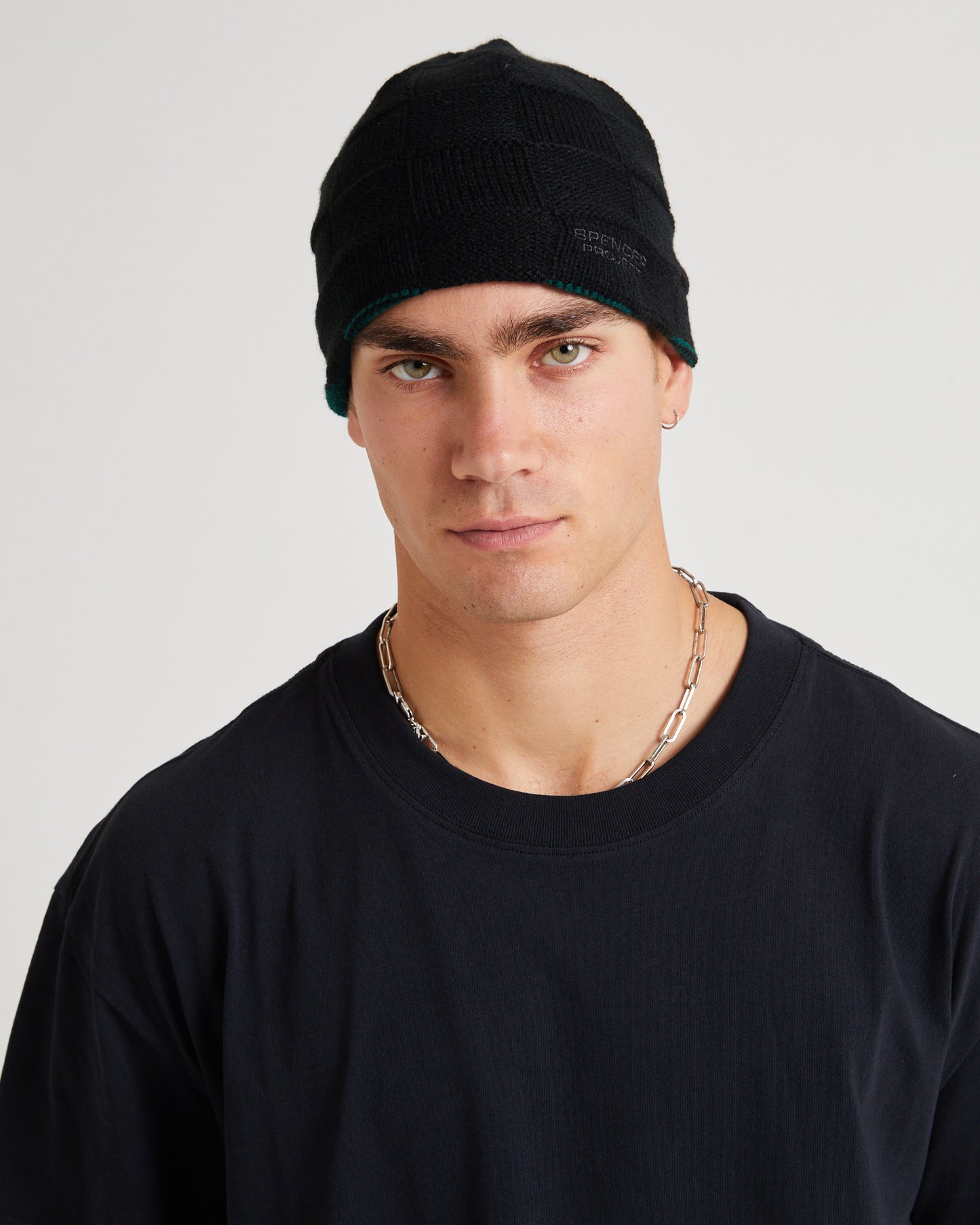 Check Reversible Beanie