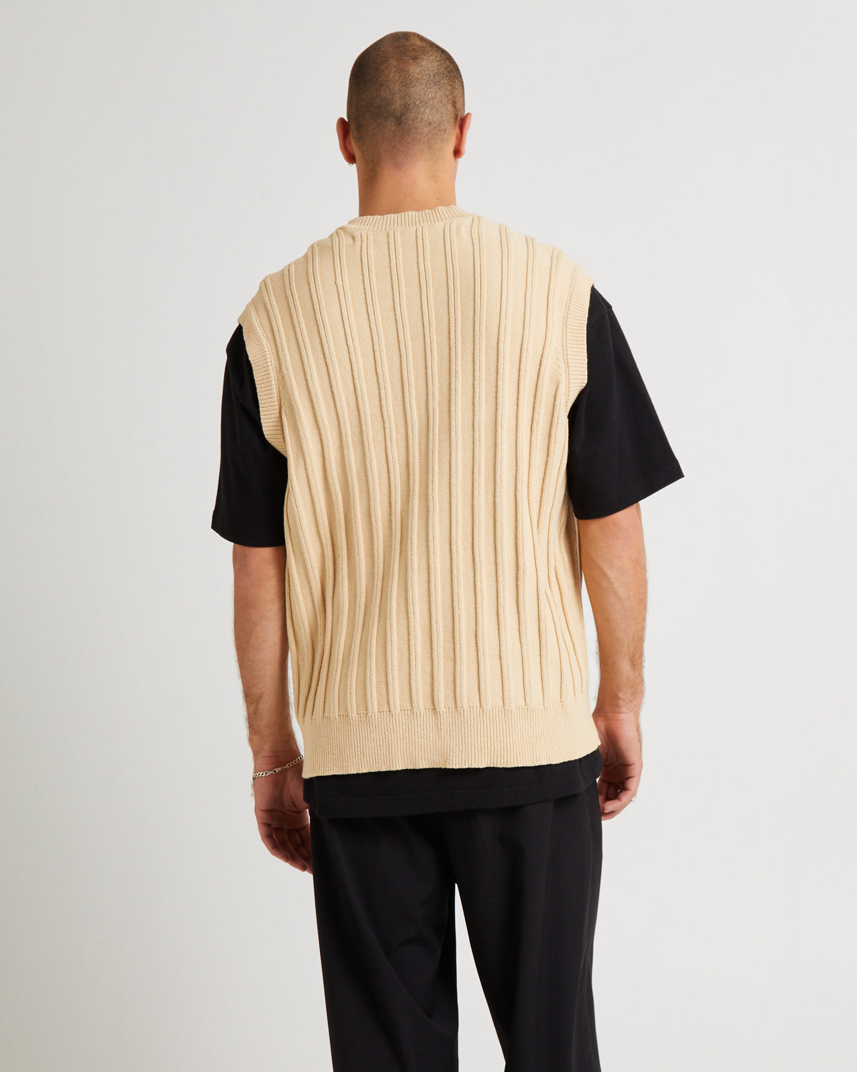 Lambert Knit Vest TAN