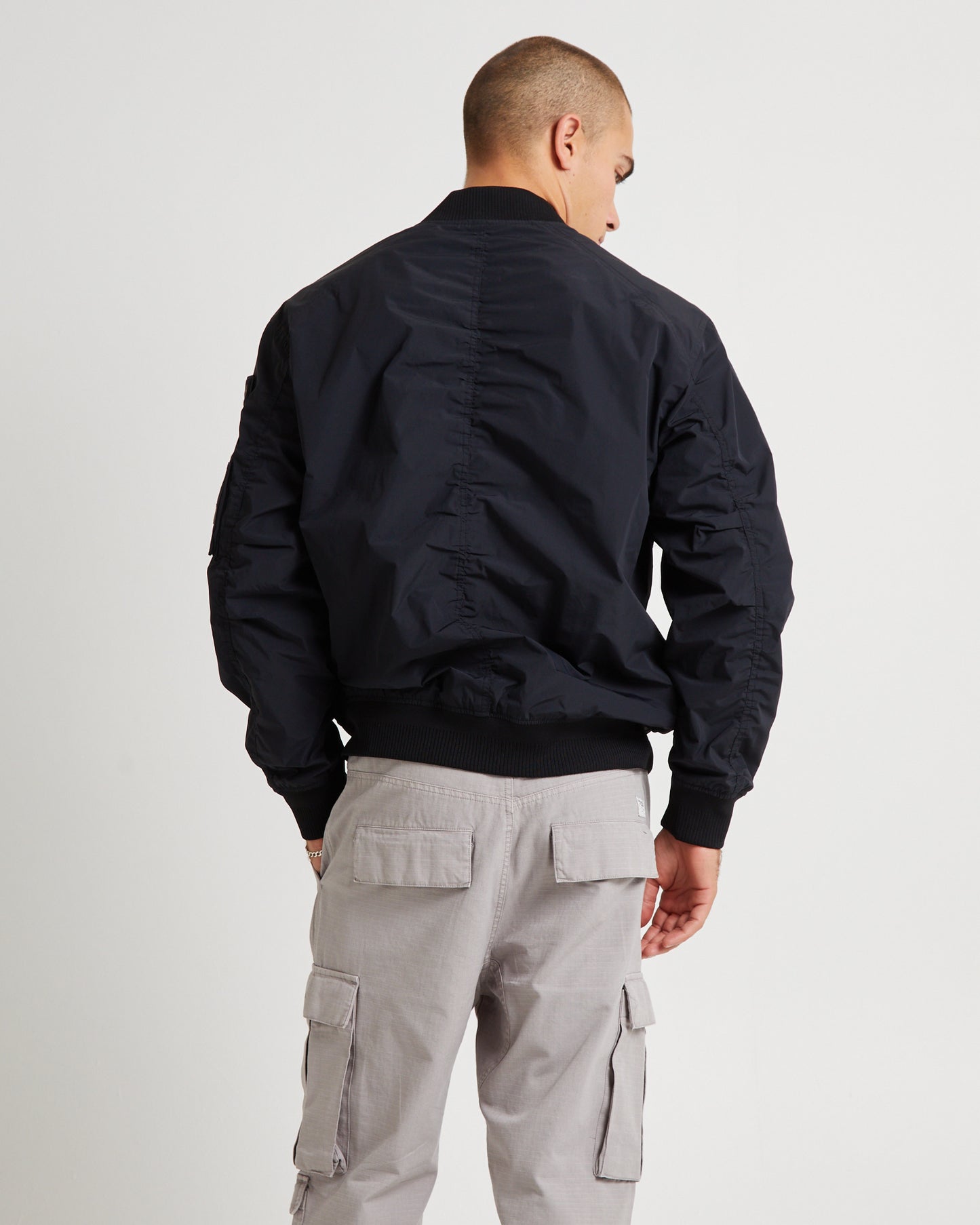 Romus Utility Aviator Jacket Lichen Khaki