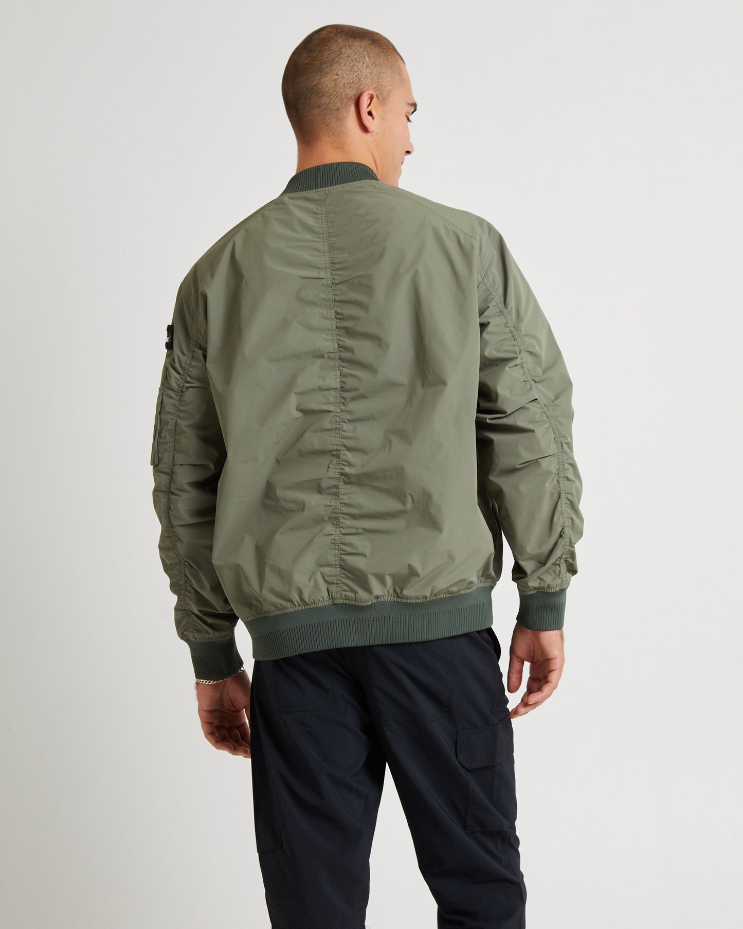Romus Utility Aviator Jacket Lichen Khaki