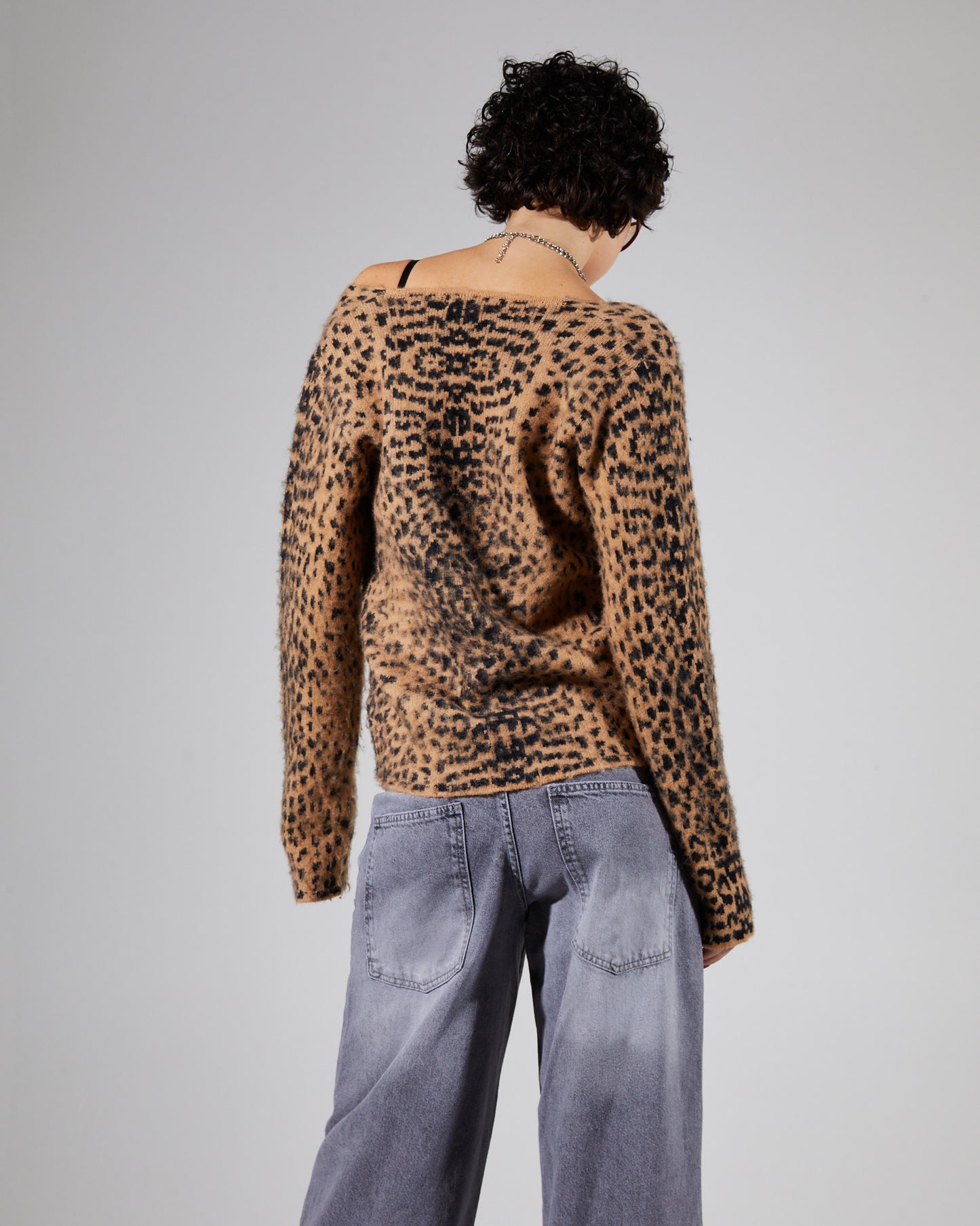 Leopard Chuck Cardigan