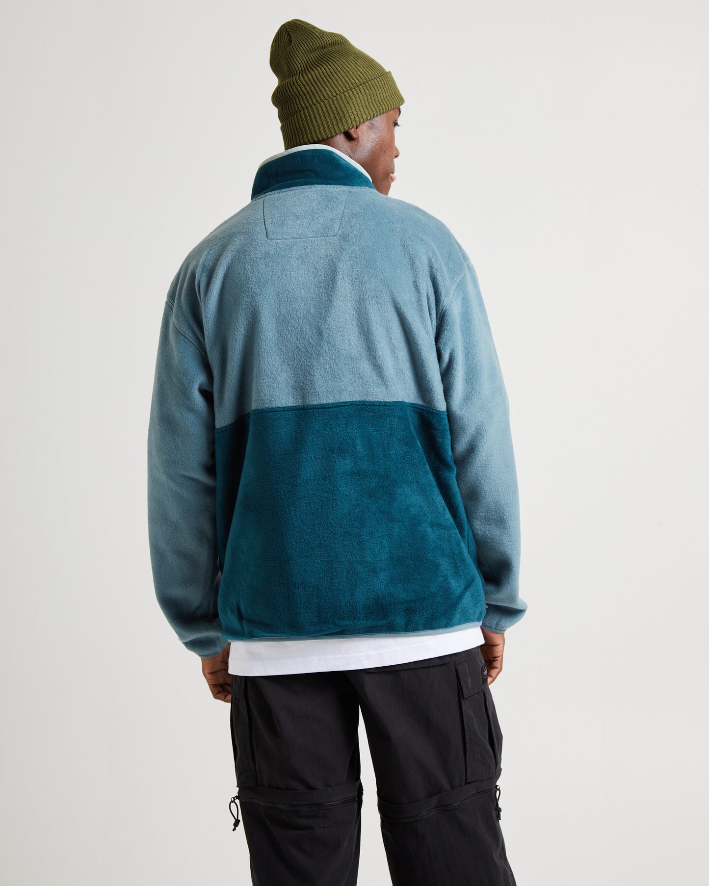 Back Bowl Full Zip Fleece Jacket Metal Night Wave