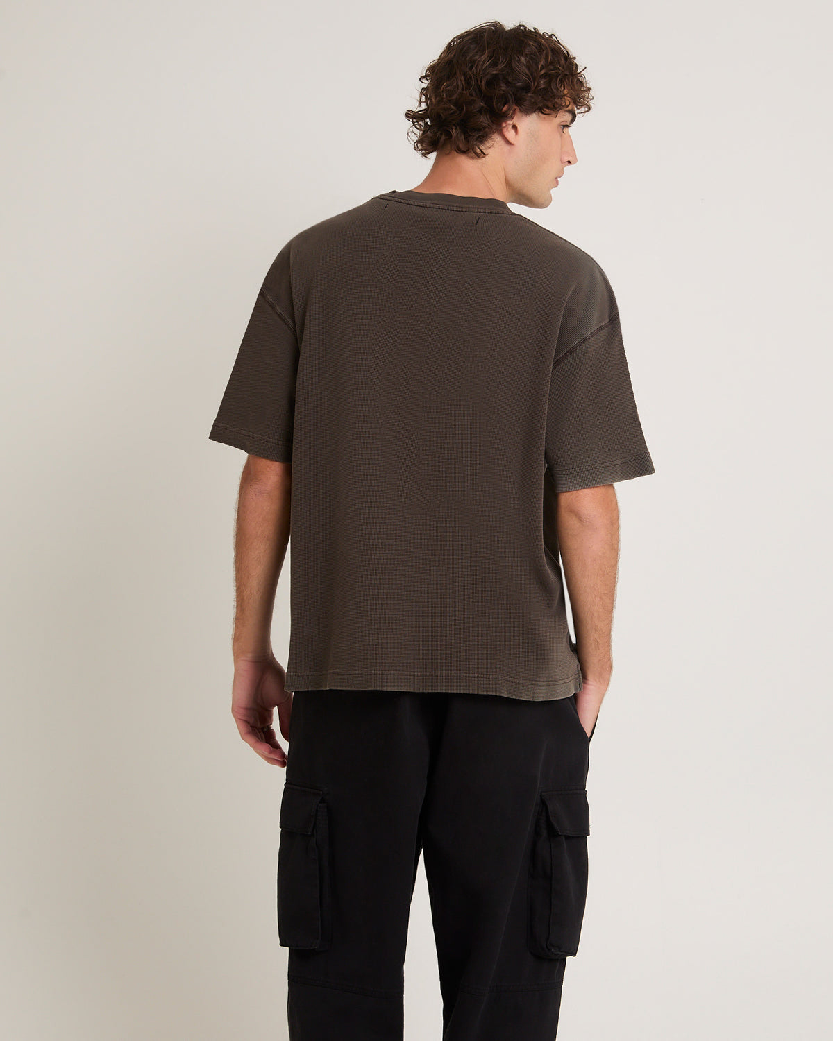 Eternity Waffle T-Shirt BROWN