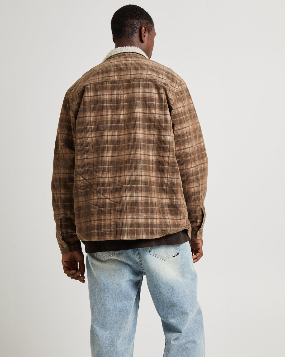 Bong On Check Jacket BROWN