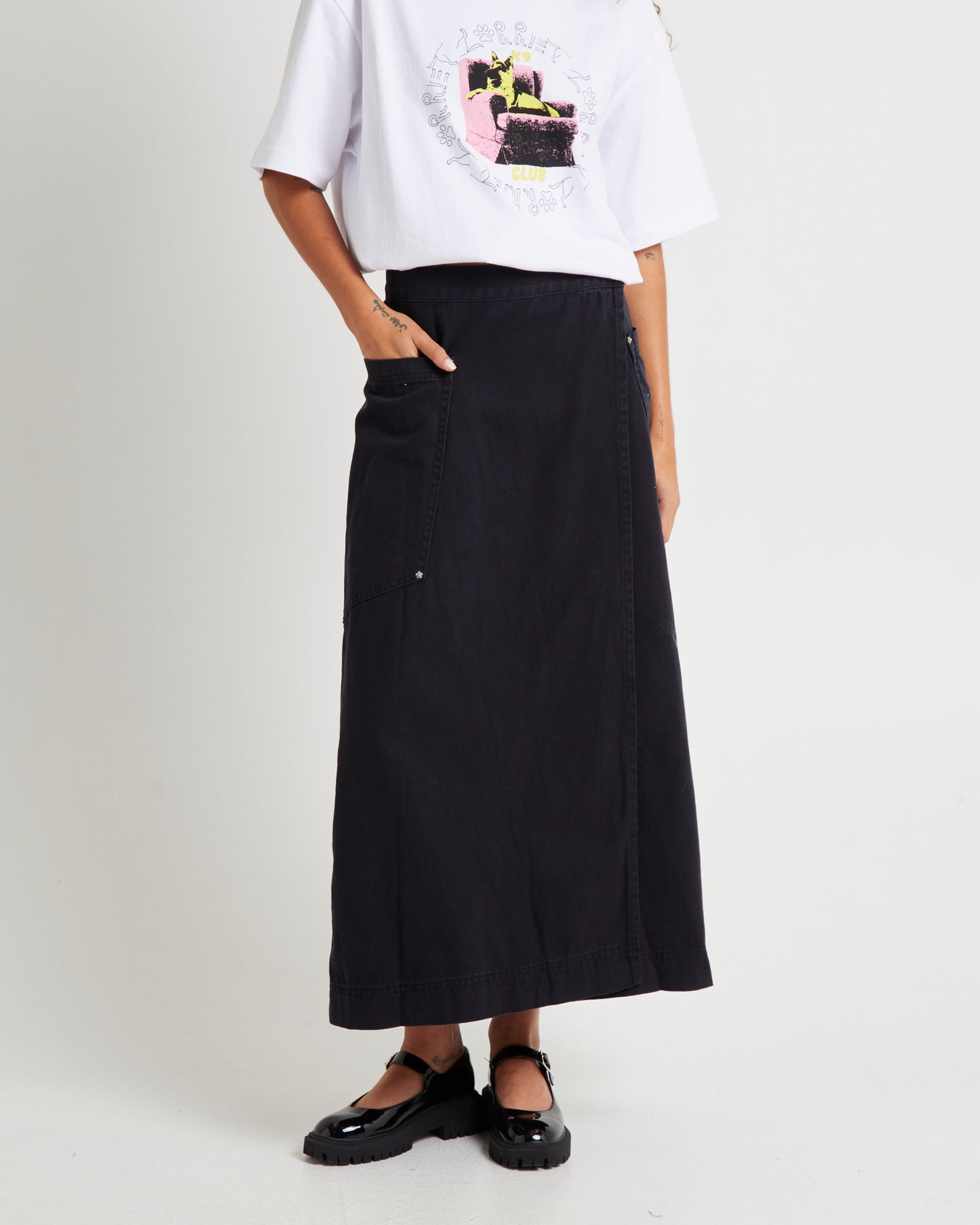 Wrap Maxi Skirt