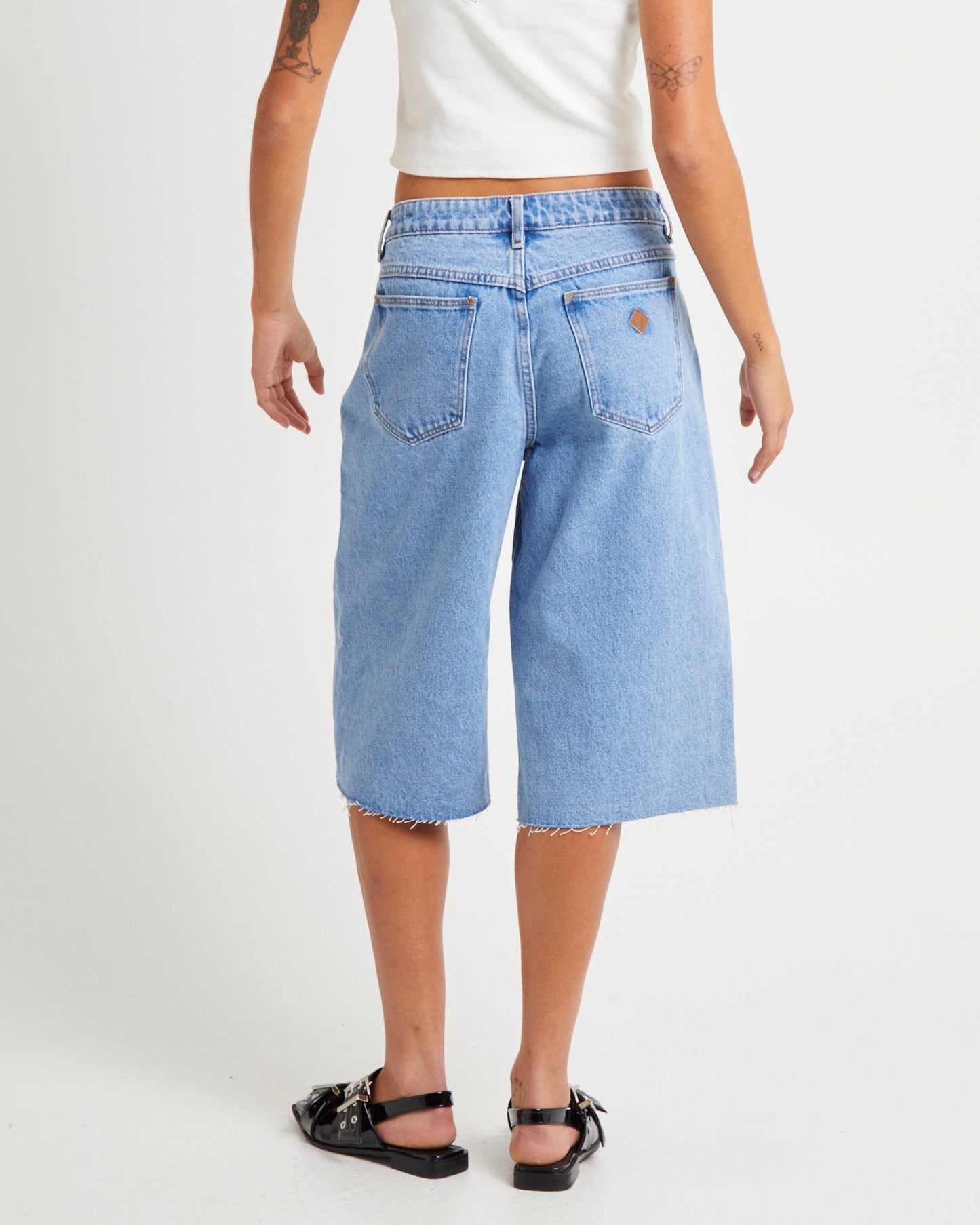 Long Denim Jorts Gigi